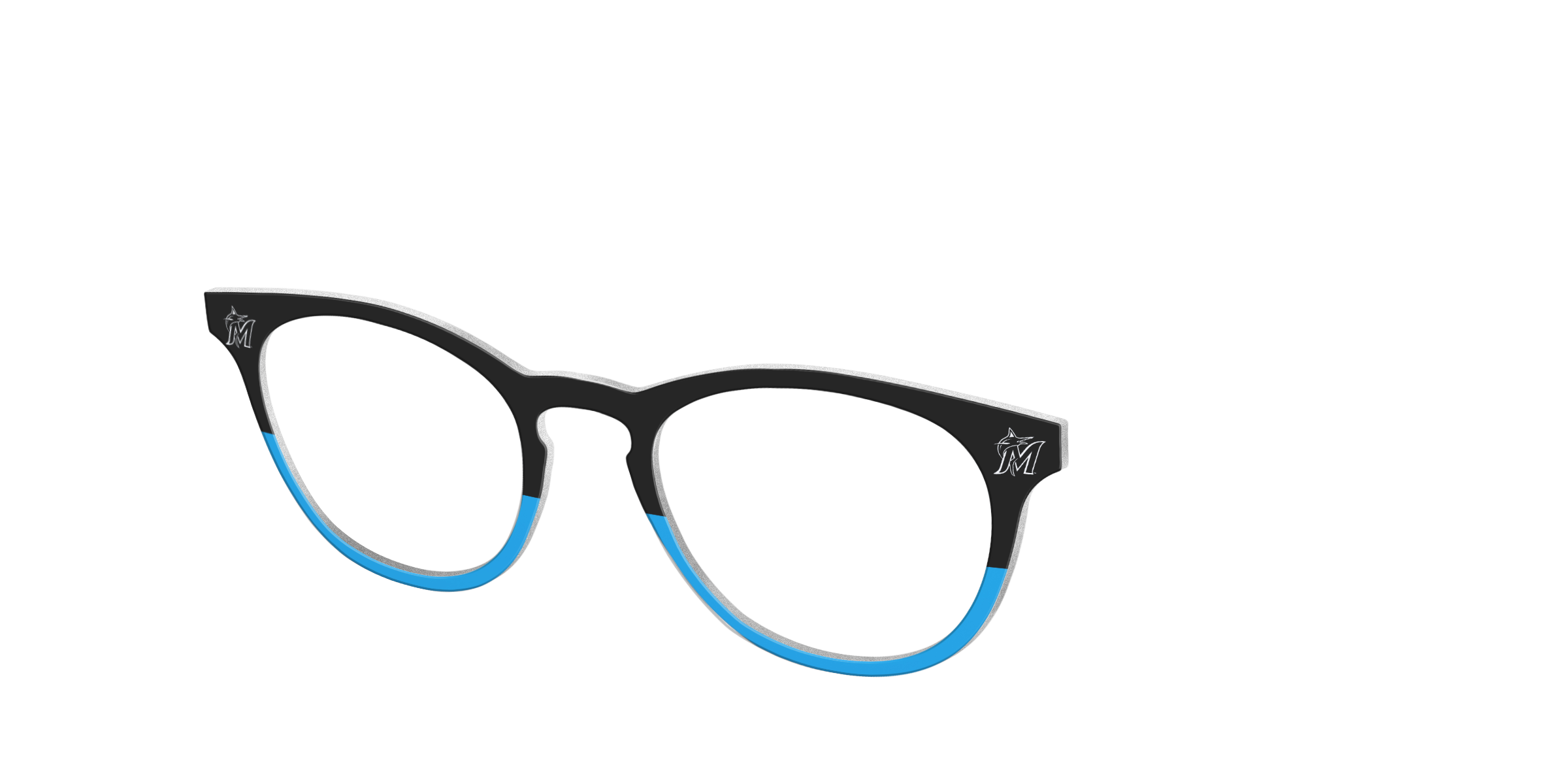 Pair Eyewear School Spirit Marlins Split top magnetico blu