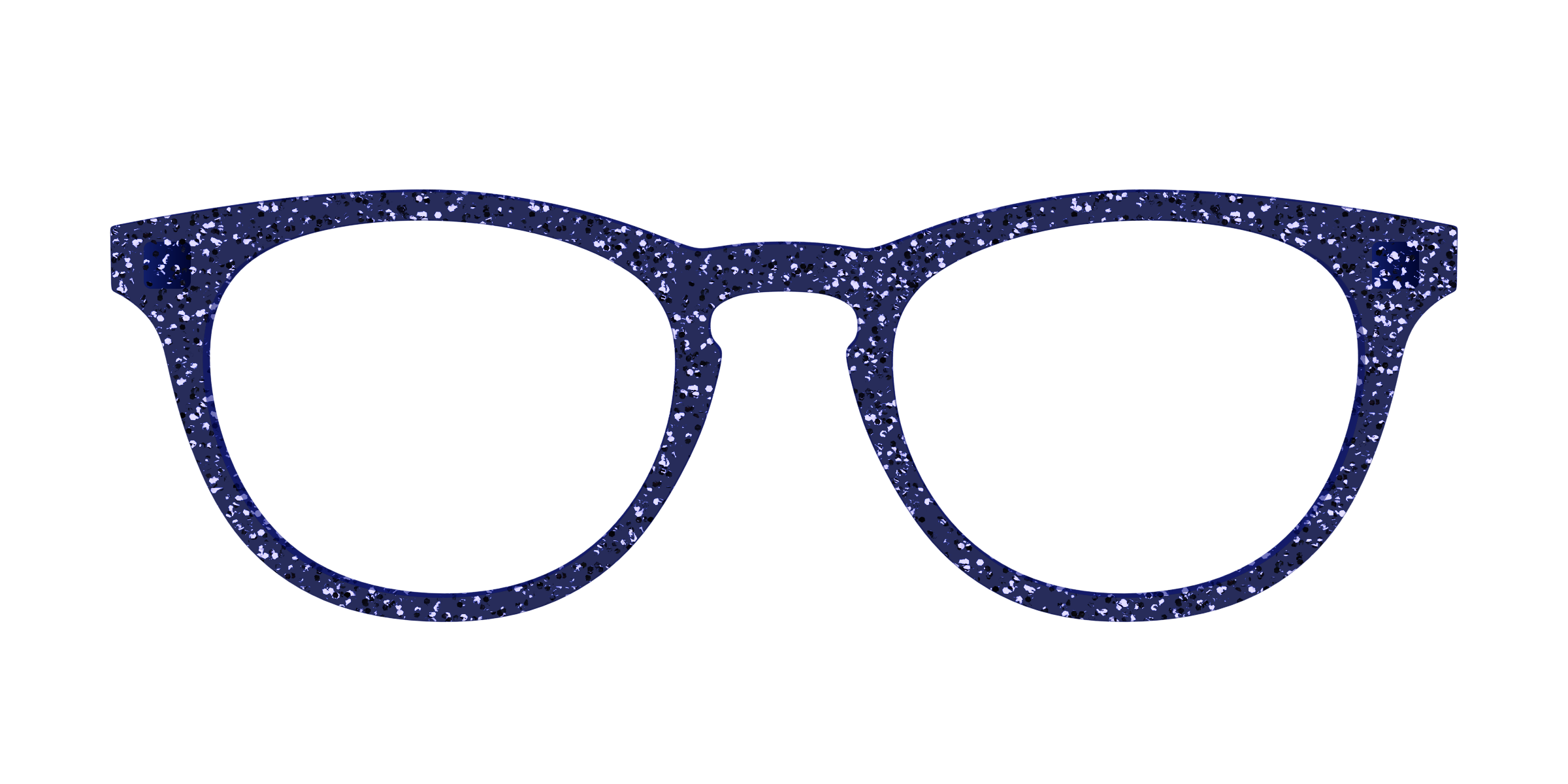 Pair Eyewear Solid Tops The Navy Sparkle top occhiali blu
