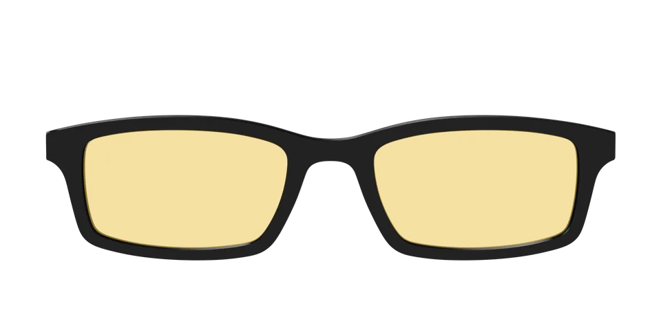 Pair Eyewear Design Tops The Black Citrine Yellow top occhiali Serra nero