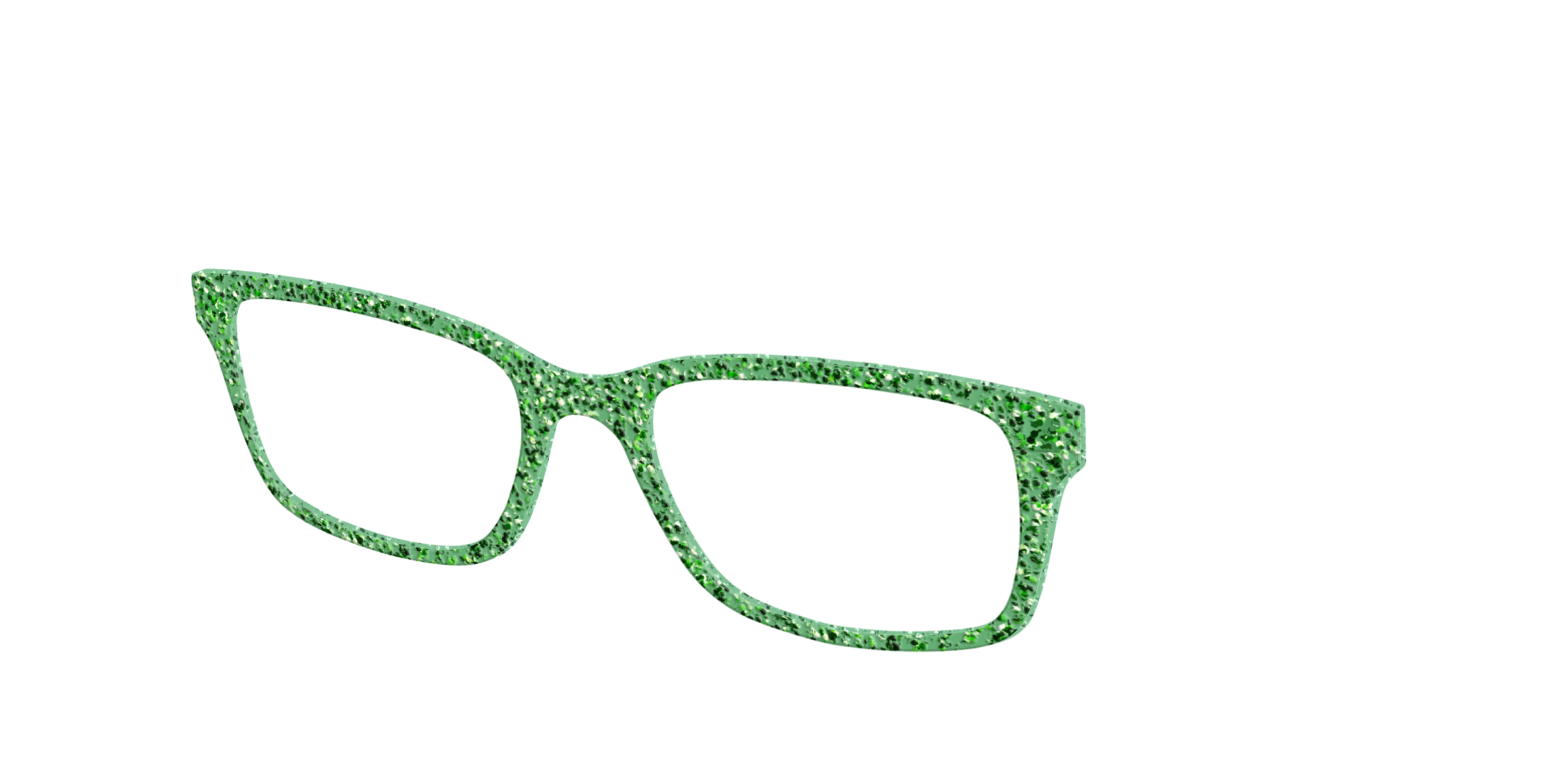 Pair Eyewear Solid Tops Emerald Sparkle top magnetico
