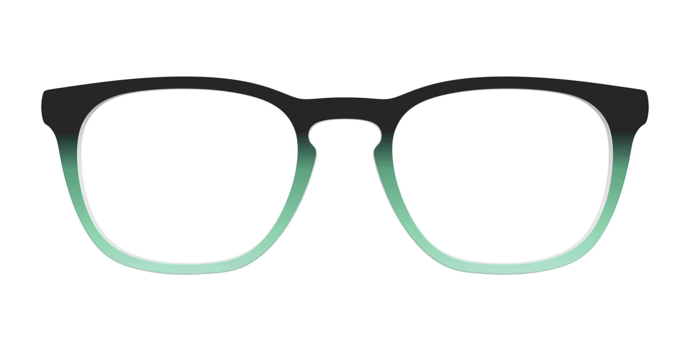 Pair Eyewear Solid Tops Black Spearmint Gradient top Serra