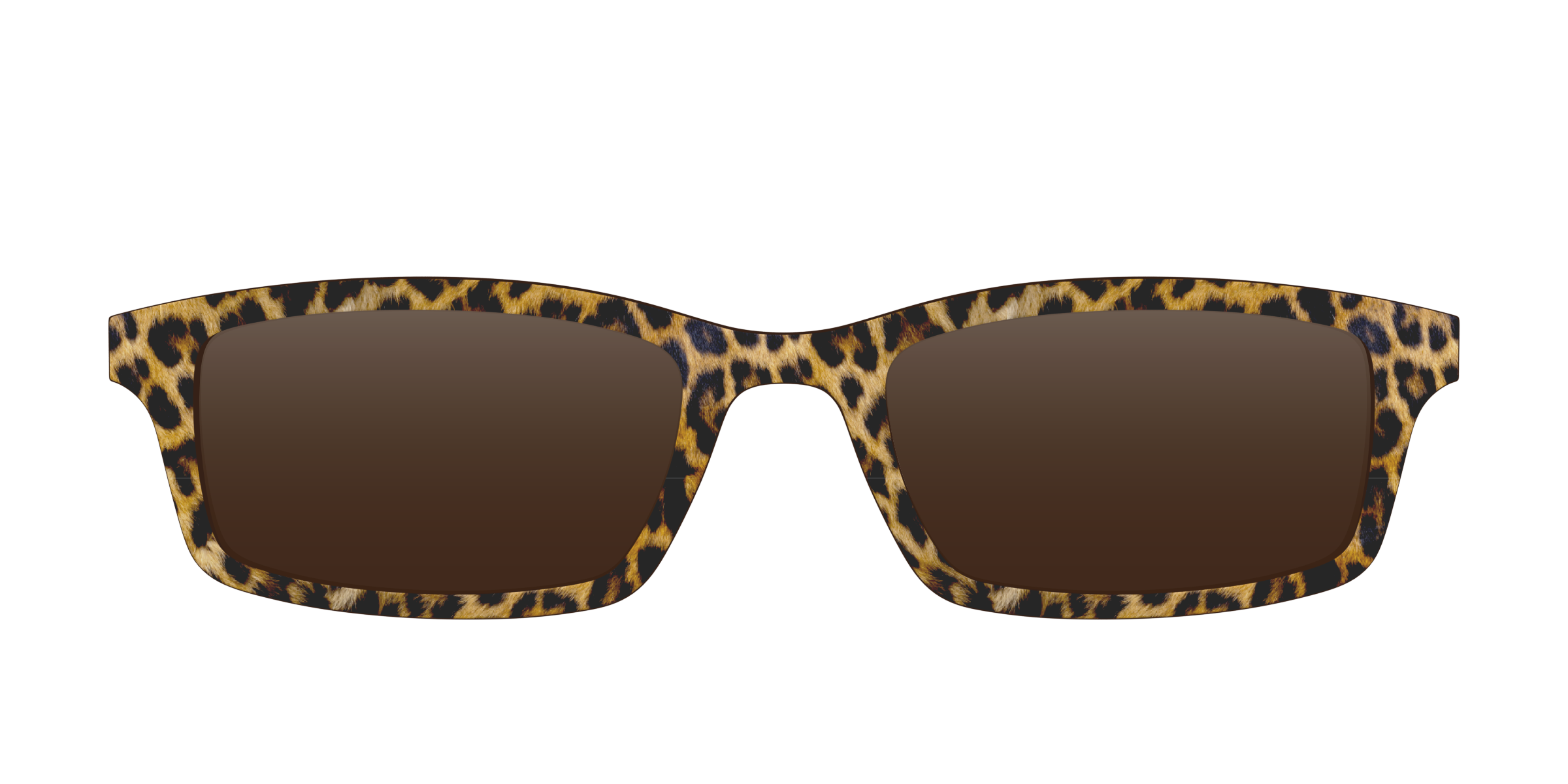 Pair Eyewear Sun Tops Cheetah Spots clip sole maculato