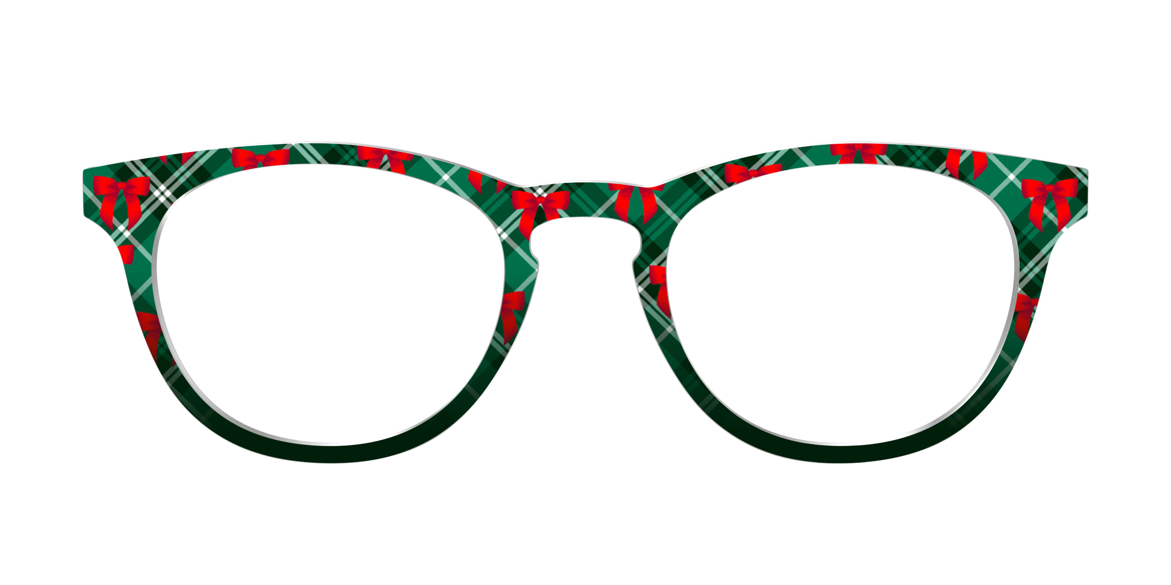 Pair Eyewear Ribbon-Clad Plaid top occhiali scozzese