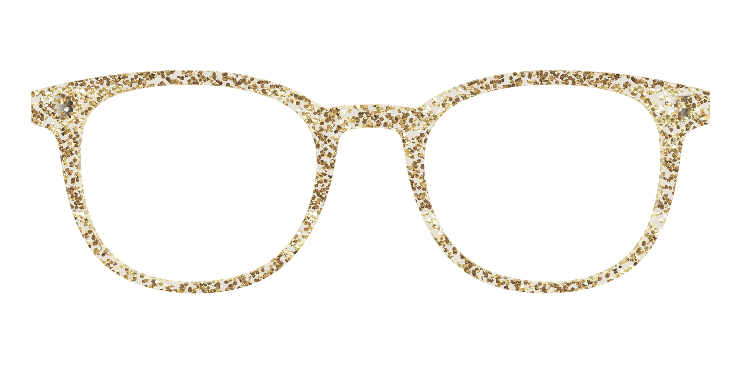 Pair Eyewear Solid Tops The Champagne Sparkle frontalino glitter