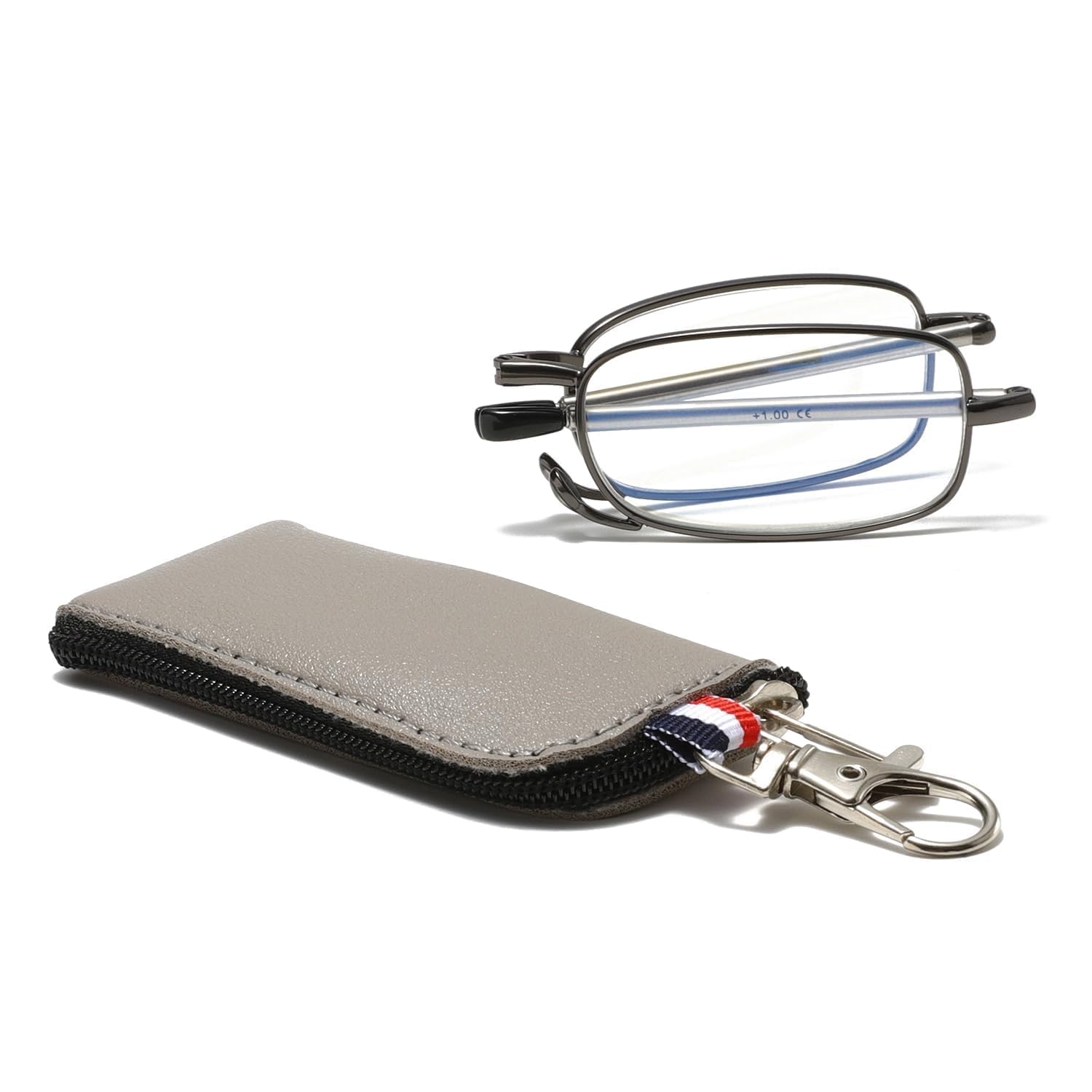 Hubeye Ultra Thin Folding Reading Glasses telescopici 2.0 portachiavi