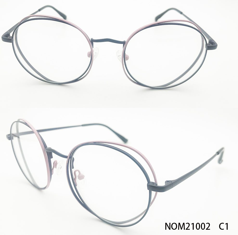 Ouyuan NOM21002 montatura occhiali donna acciaio