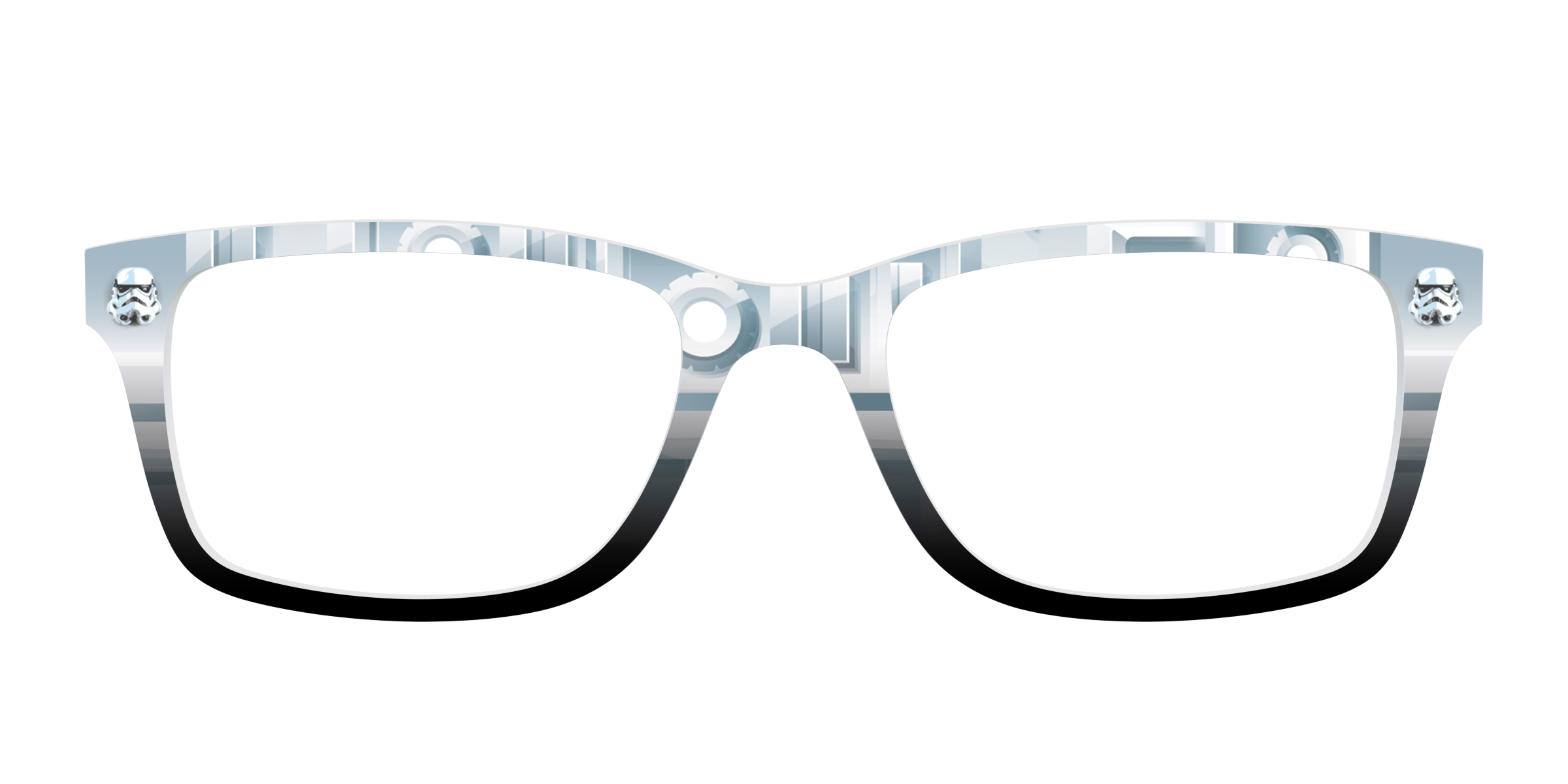 Pair Collabs Stormtrooper SW8 top occhiali bianco