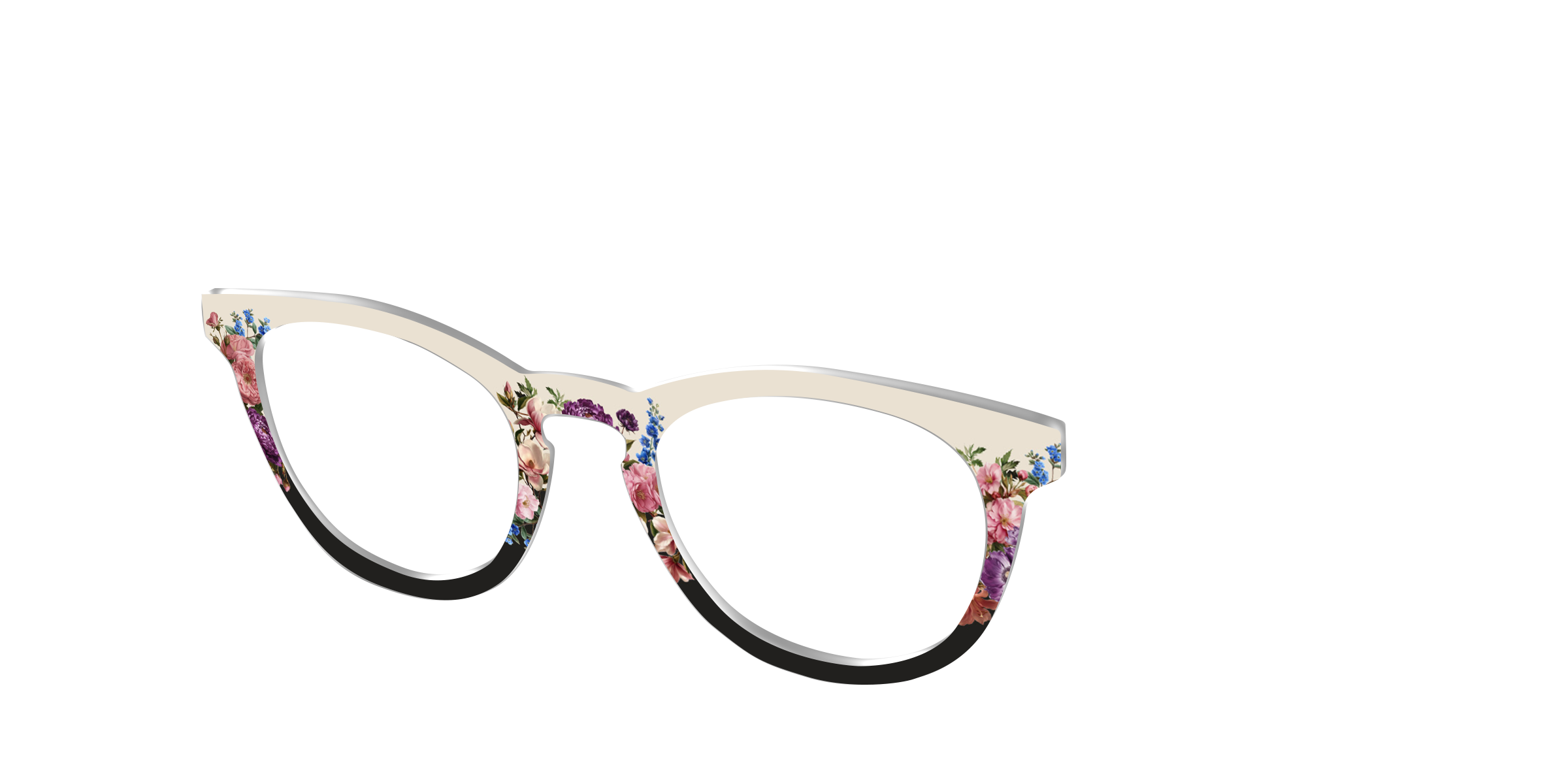 Pair Eyewear Romantic Blossoms Split top floreale