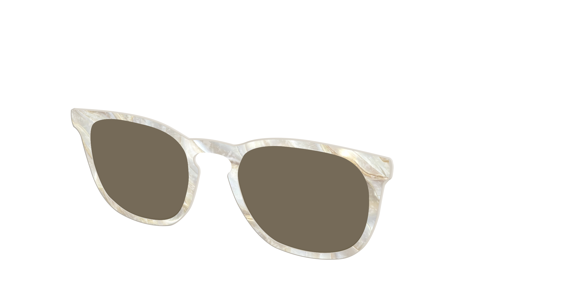 Pair Sun Tops Sandbar Pearl top sole polarizzato perla