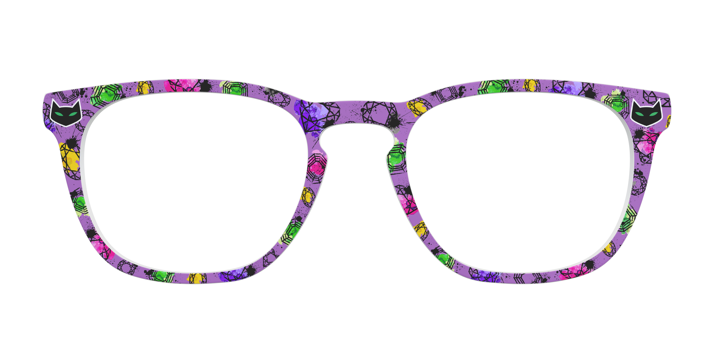 Pair Eyewear Collabs Catwoman Jewels top per occhiali viola