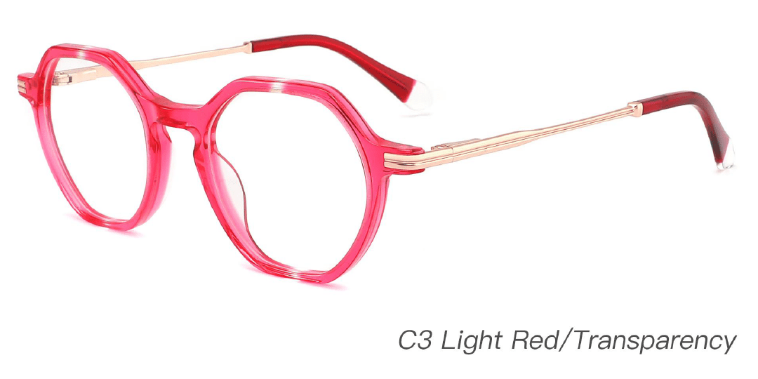 Ouyuan NOA23018 montatura occhiali acetato colorata 53-18-145