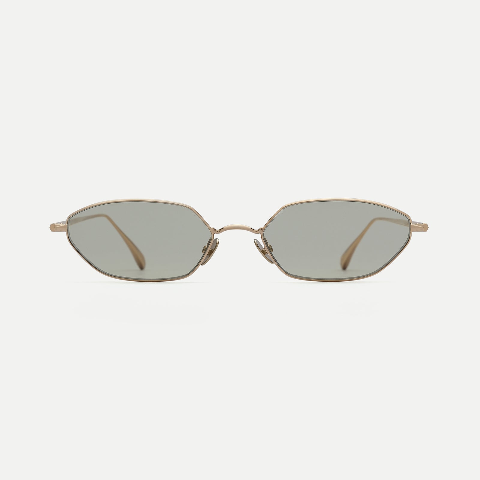 AHLEM Iris Occhiali da Sole Champagne / Green Light Edizione Limitata