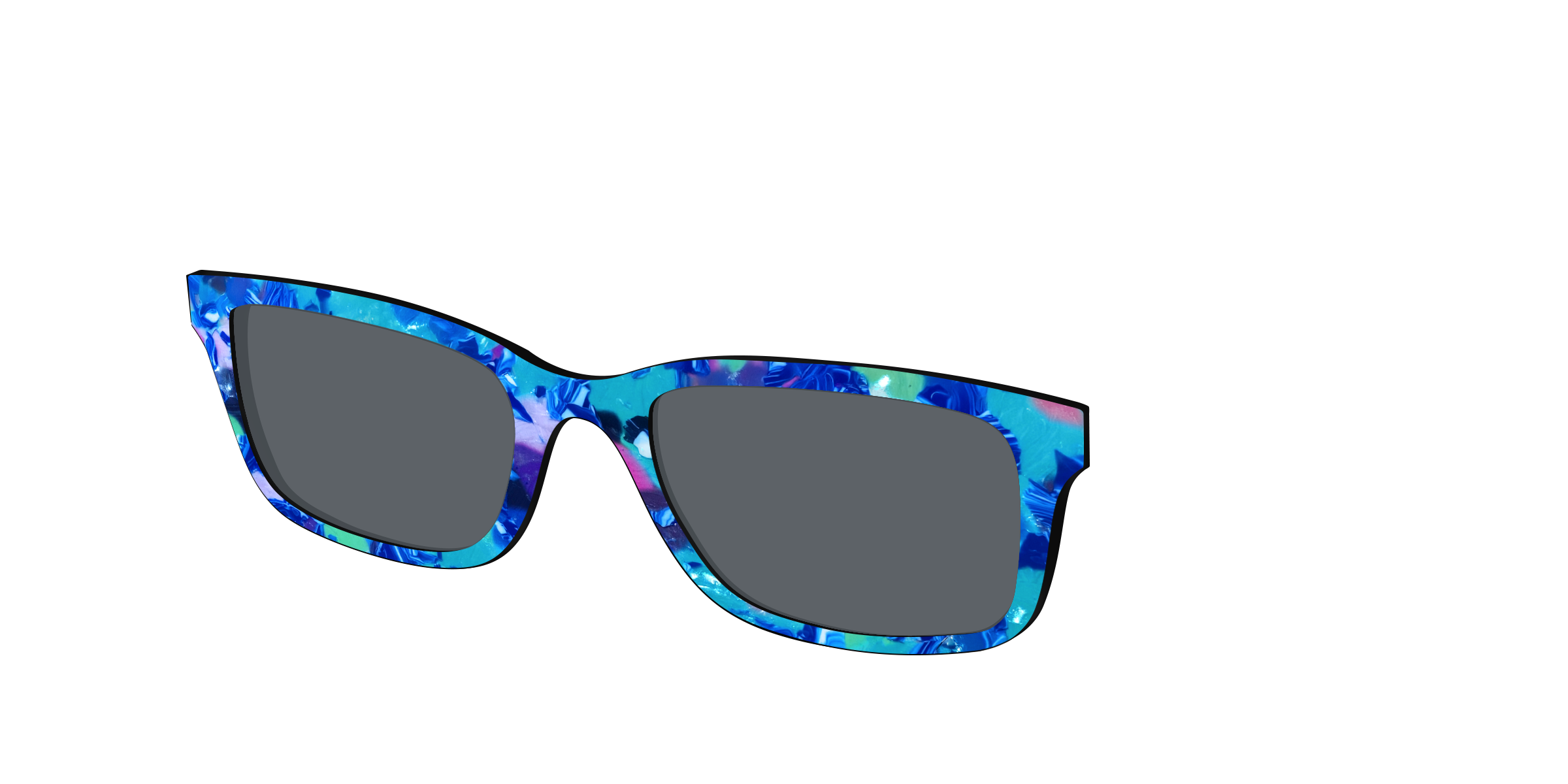 Pair Eyewear Sun Tops Tropic Pearl Sun Top polarizzato