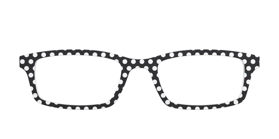 Pair Eyewear Solid Tops Black Polka Dots top nero pois S16