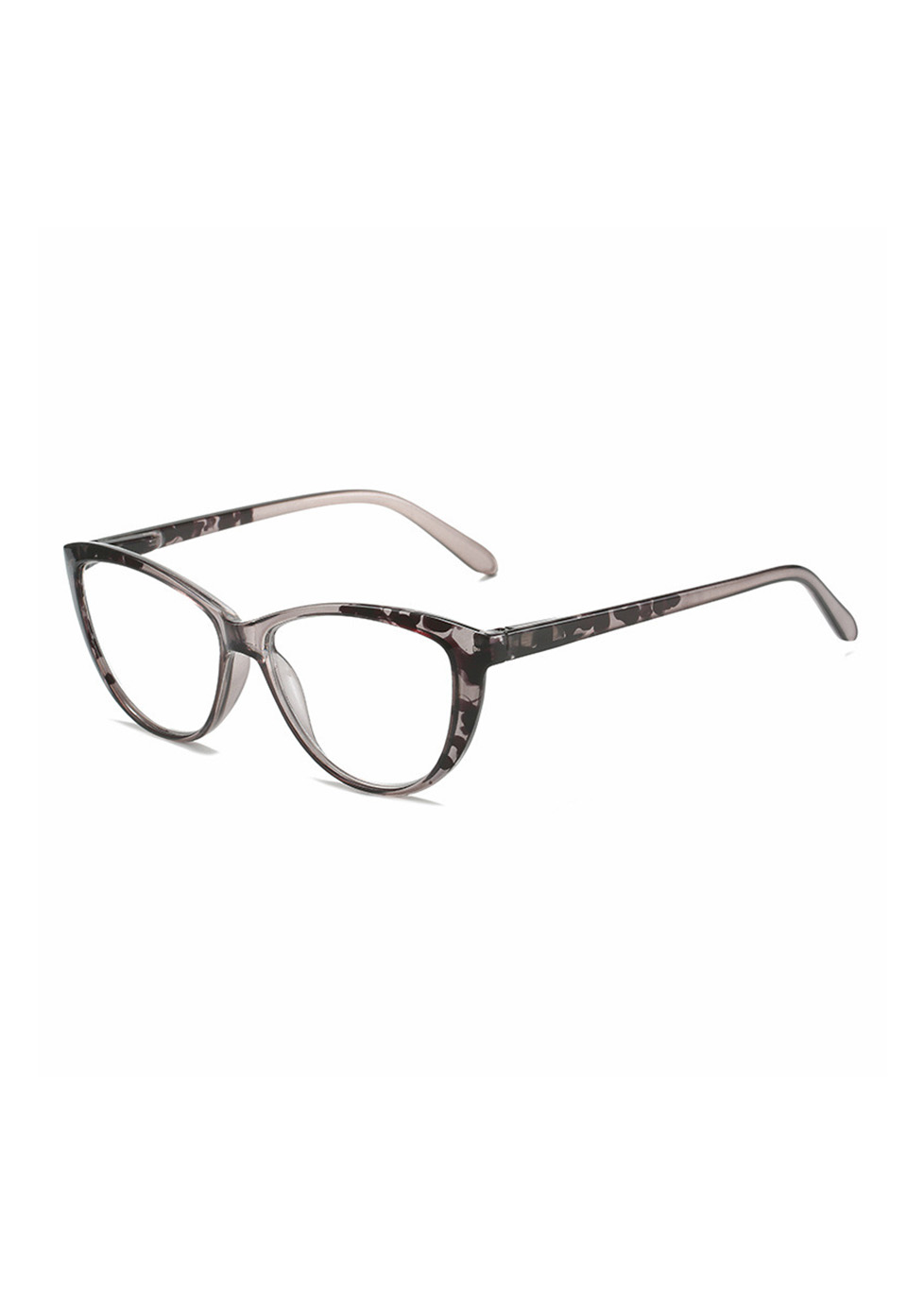 Ouyuan 202665 occhiali da lettura cat-eye luce blu tartaruga