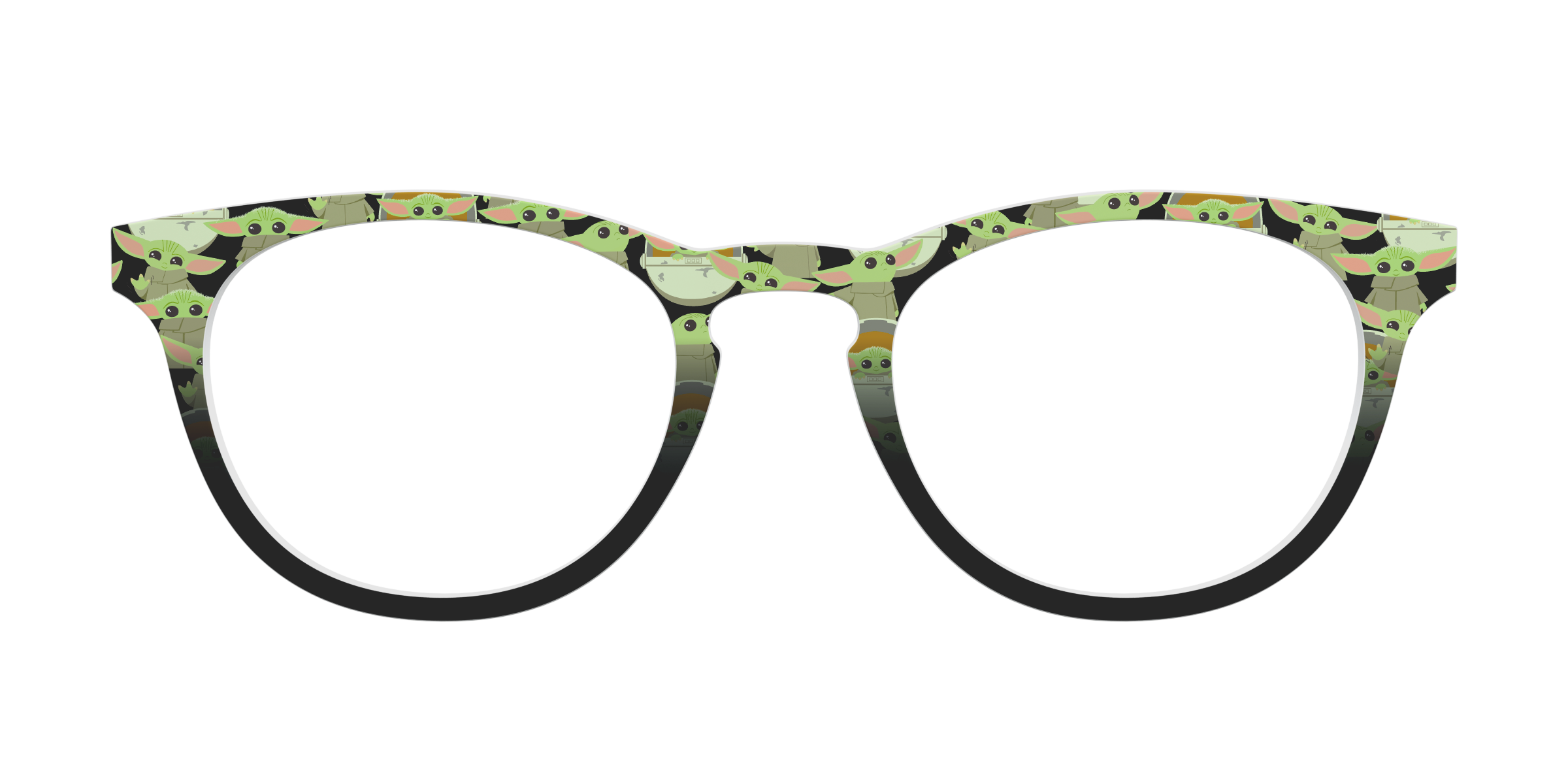 Pair Eyewear Collabs Grogu Gradient top per occhiali gradient