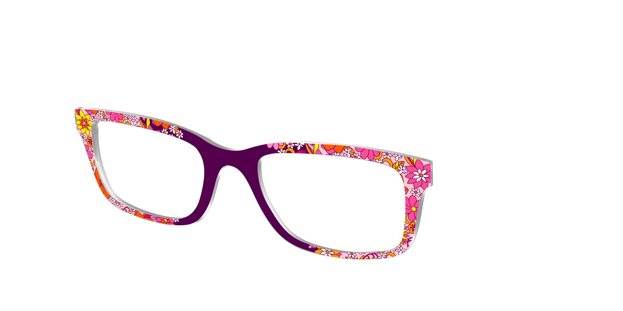 Pair Eyewear Design Tops Far Out Floral topper floreale