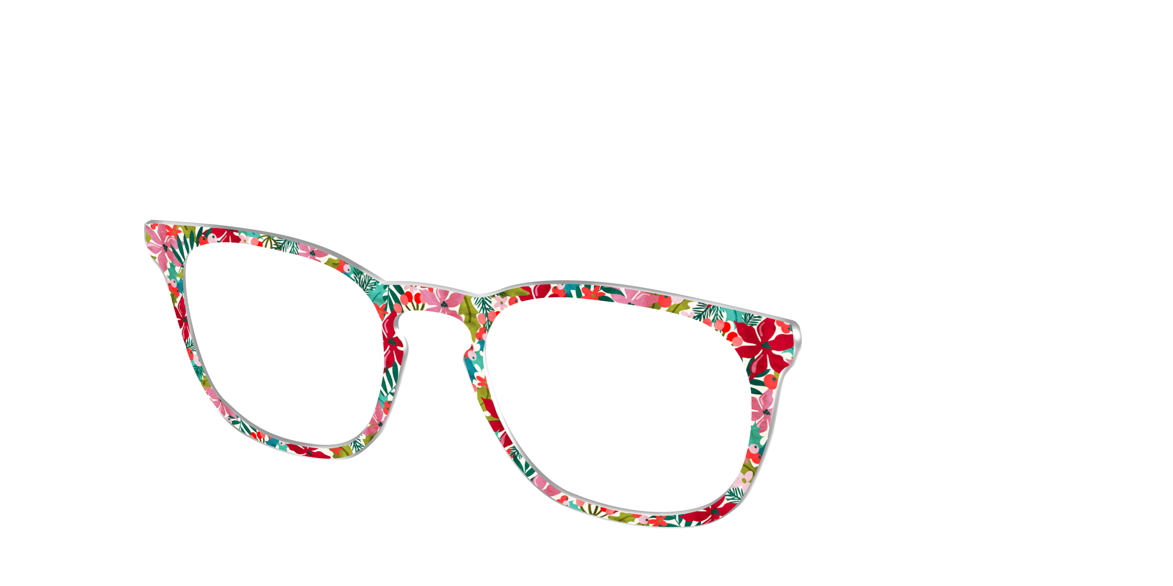 Pair Eyewear Design Tops Poinsettia Grove Top Natale