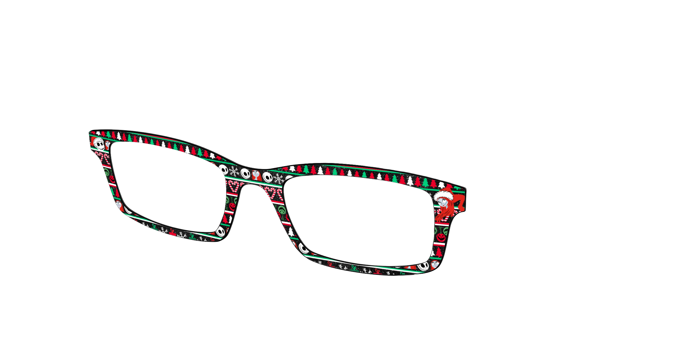Pair Eyewear Collabs Frightfully Festive Shimmer top occhiali glitter
