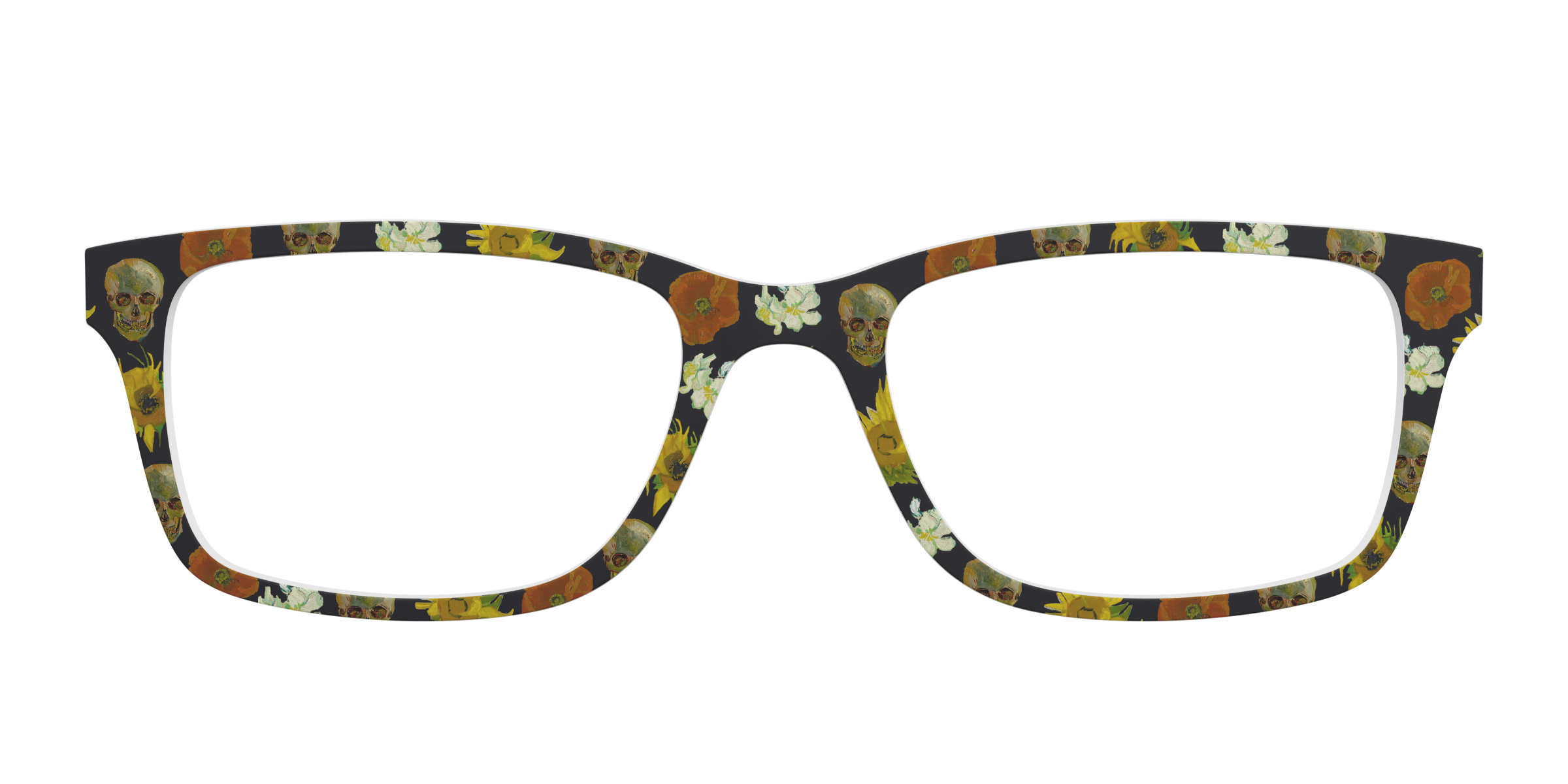 Pair Eyewear Collabs Floral Skulls top per occhiali
