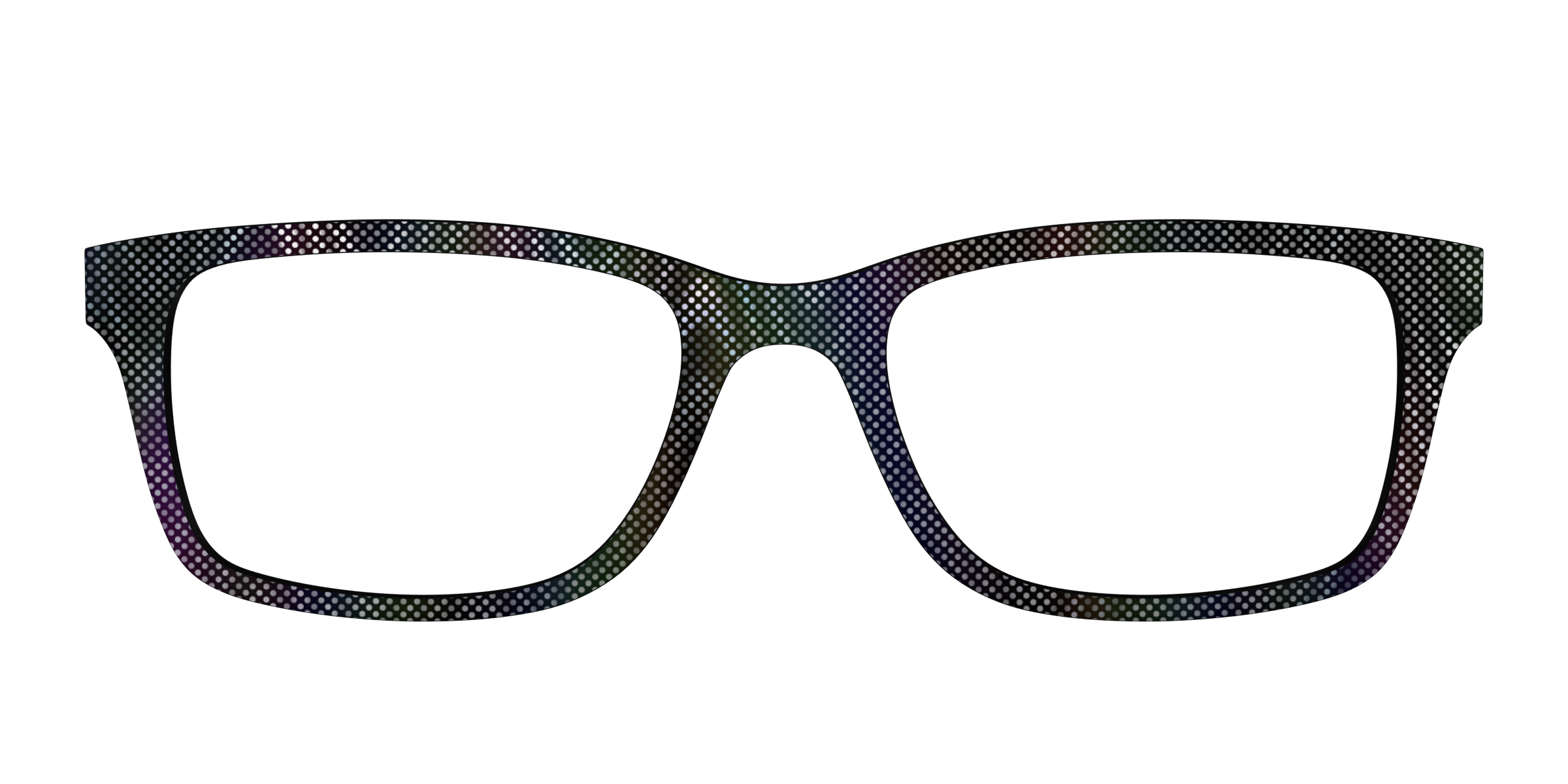 Pair Eyewear Design Tops Silver Iridescent Ripple top Cedro