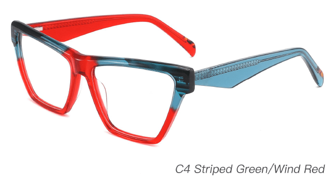 Ouyuan NOA23014 montatura occhiali acetato colorata estiva 54