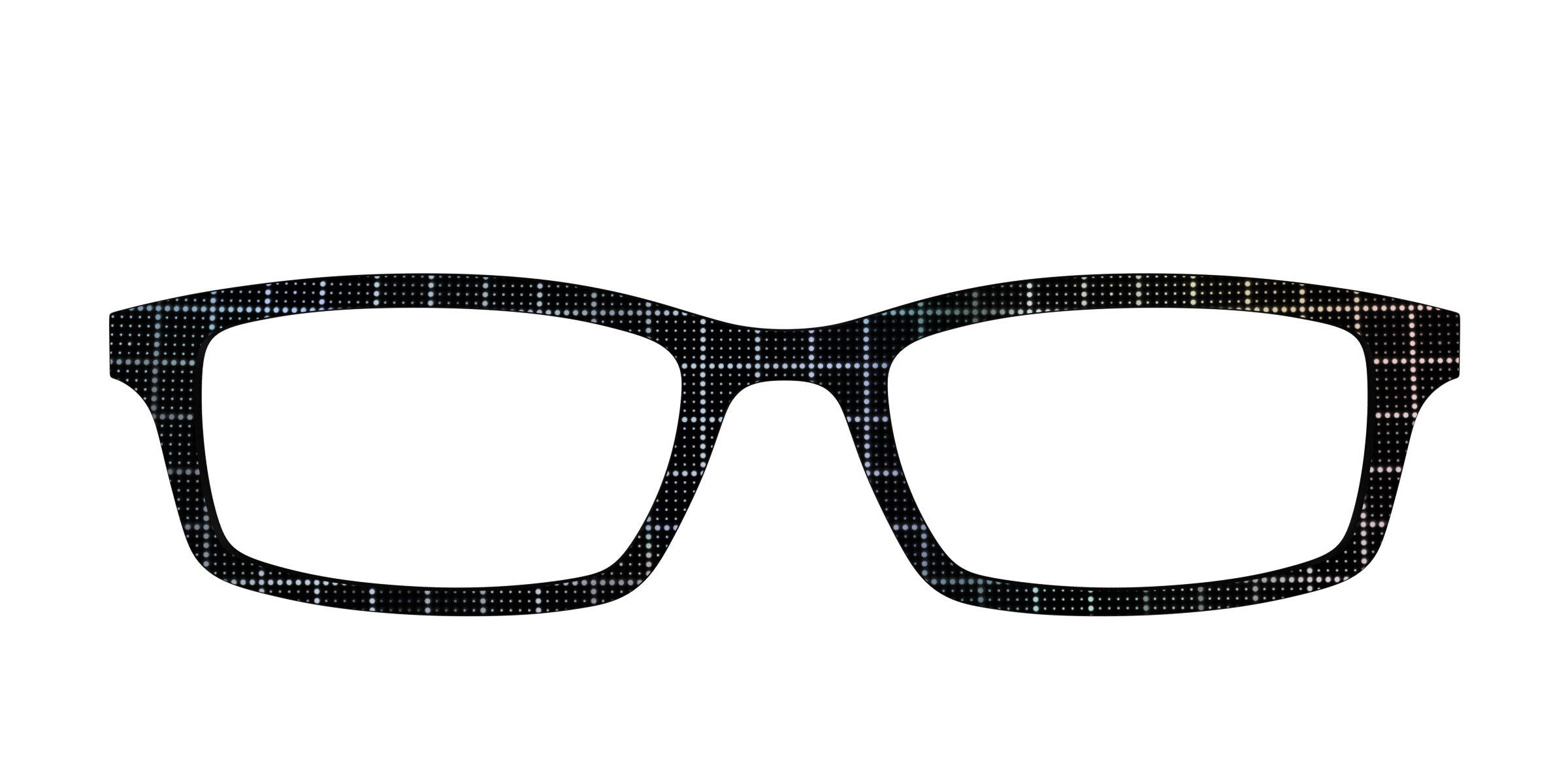 Pair Eyewear Design Tops Silver Iridescent Grid top argento