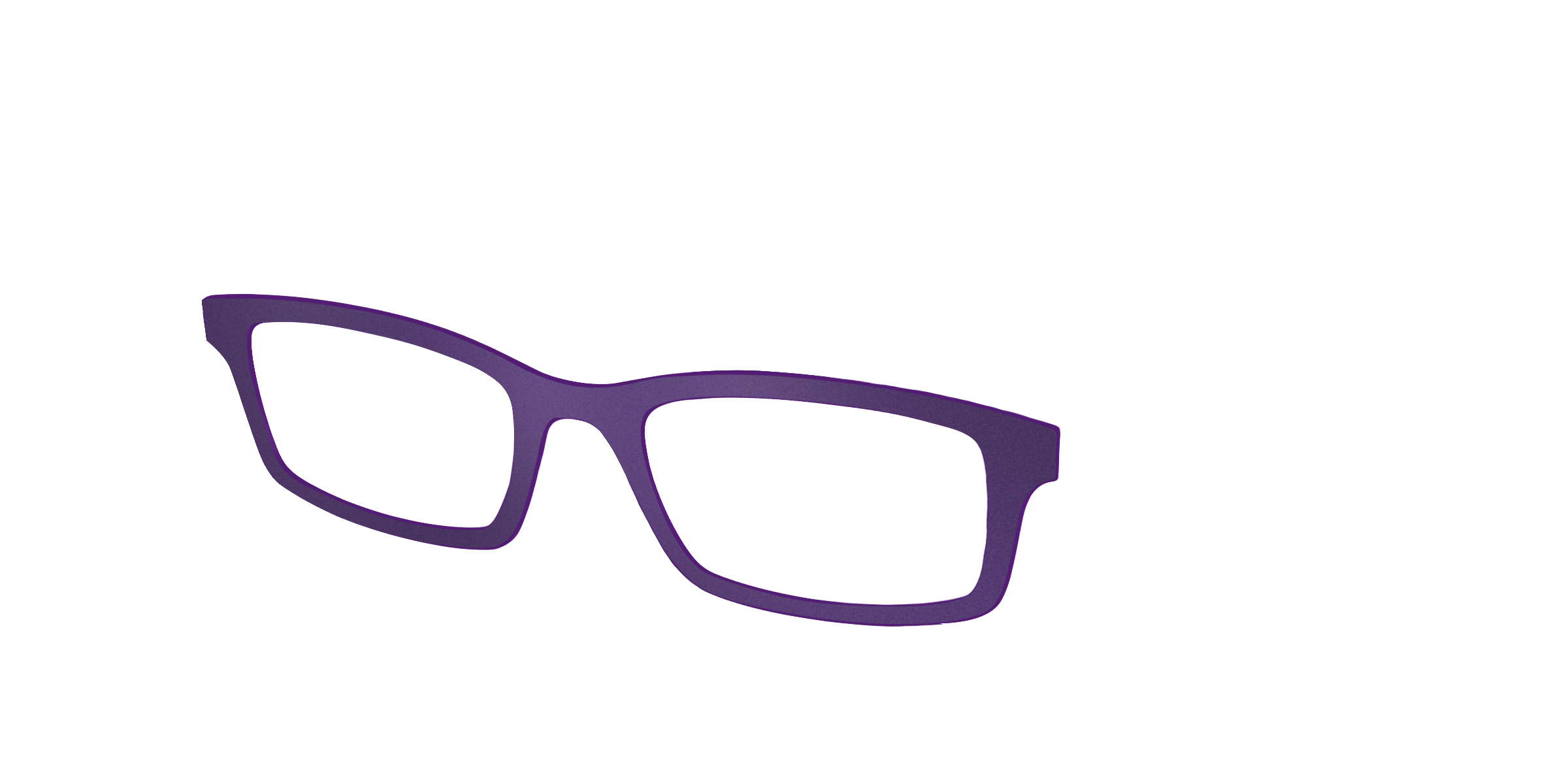 Pair Eyewear Solid Tops Matte Eggplant top magnetico viola opaco