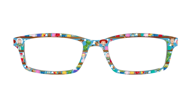 Pair Eyewear Andy's Toy Shelf top frame Cedro azzurro