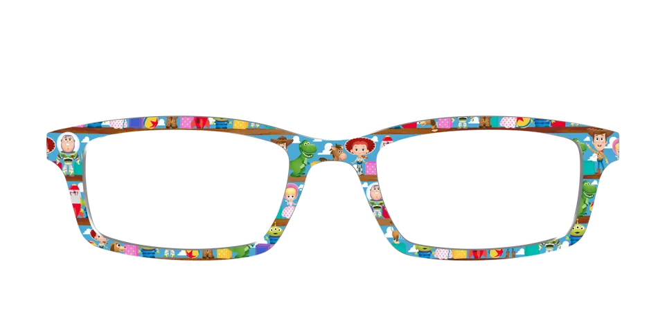 Pair Eyewear Andy's Toy Shelf top frame Cedro azzurro