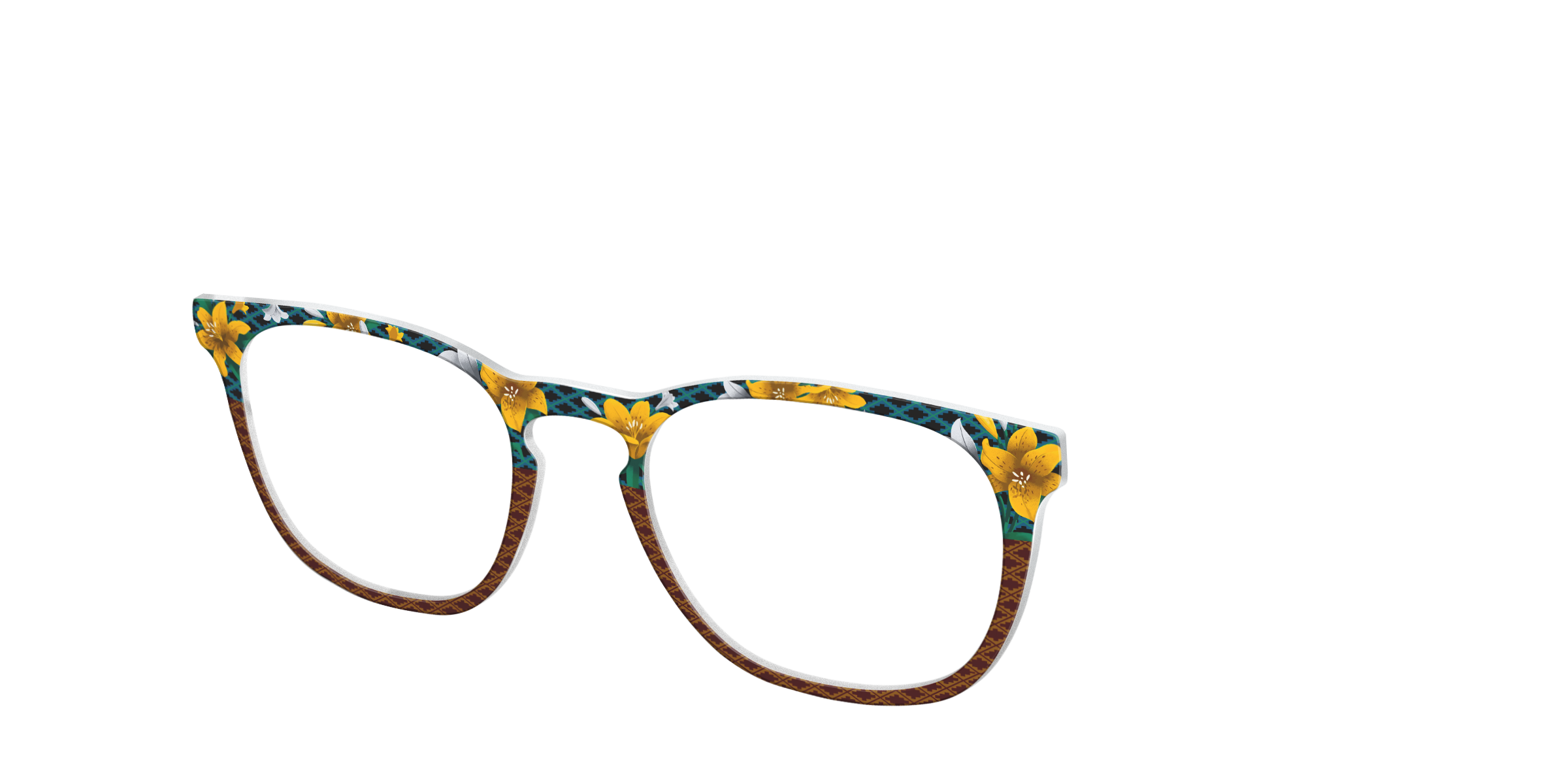 Pair Eyewear Collabs Lily Lattice top occhiali FK2