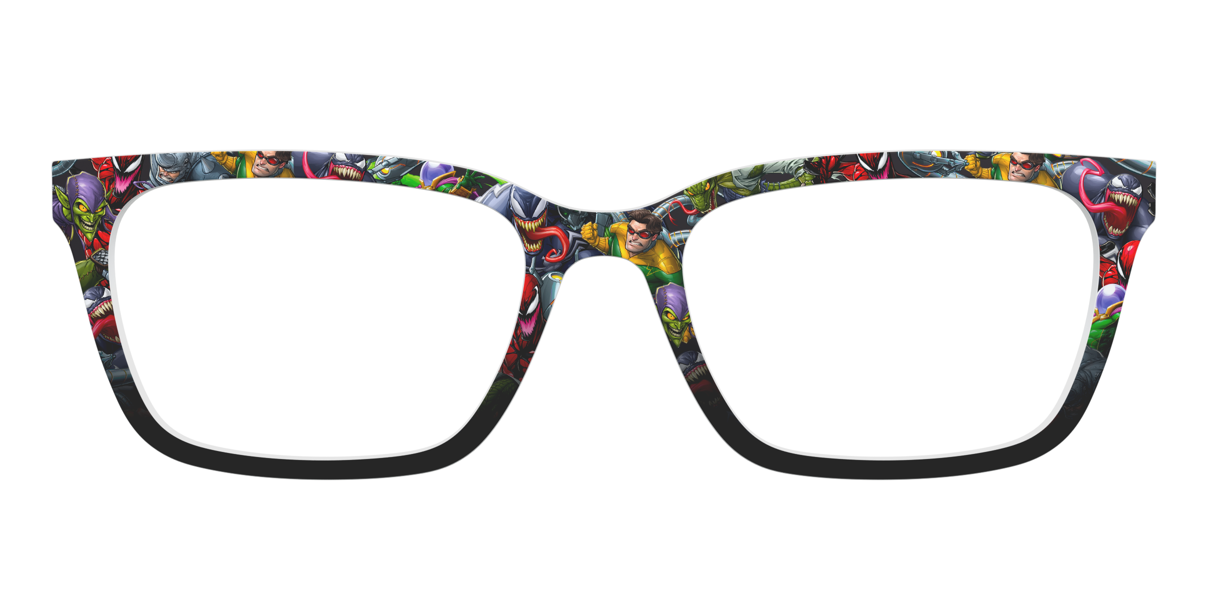 Pair Eyewear Collabs Spider-Man Villains top frame blu