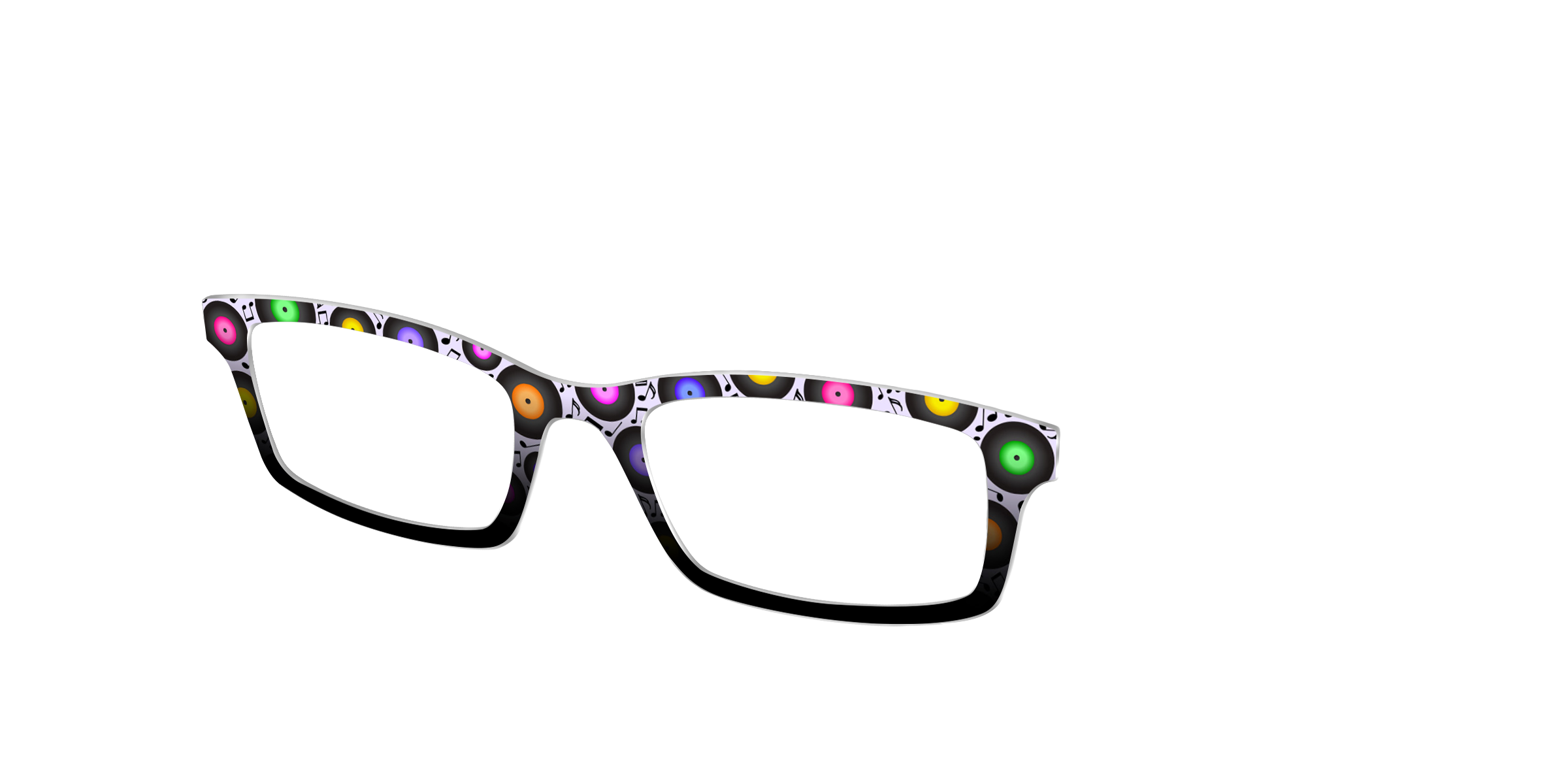 Pair Eyewear Design Tops Record Collection top occhiali musica