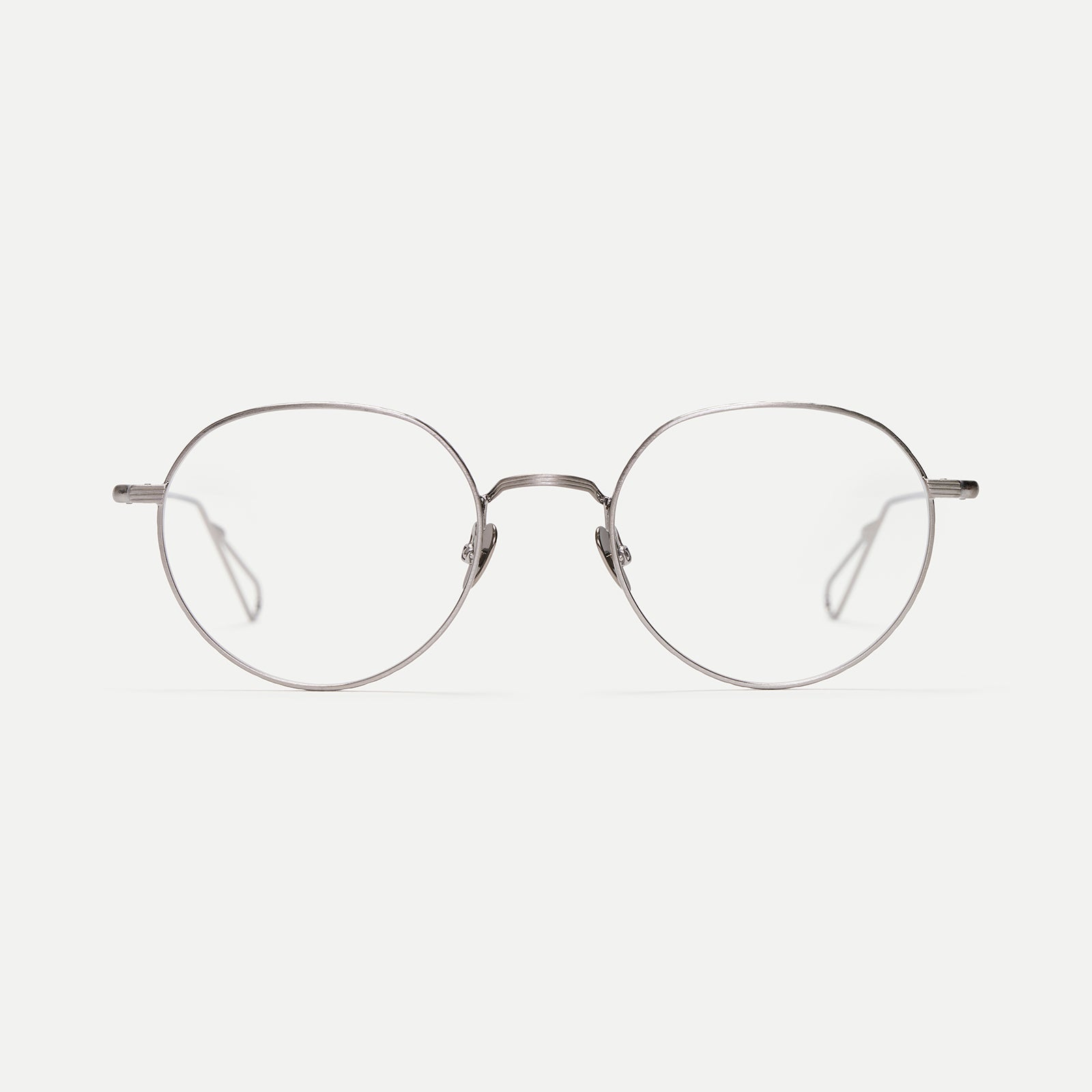 AHLEM Cambronne occhiali da vista grey gold rotondi metallo
