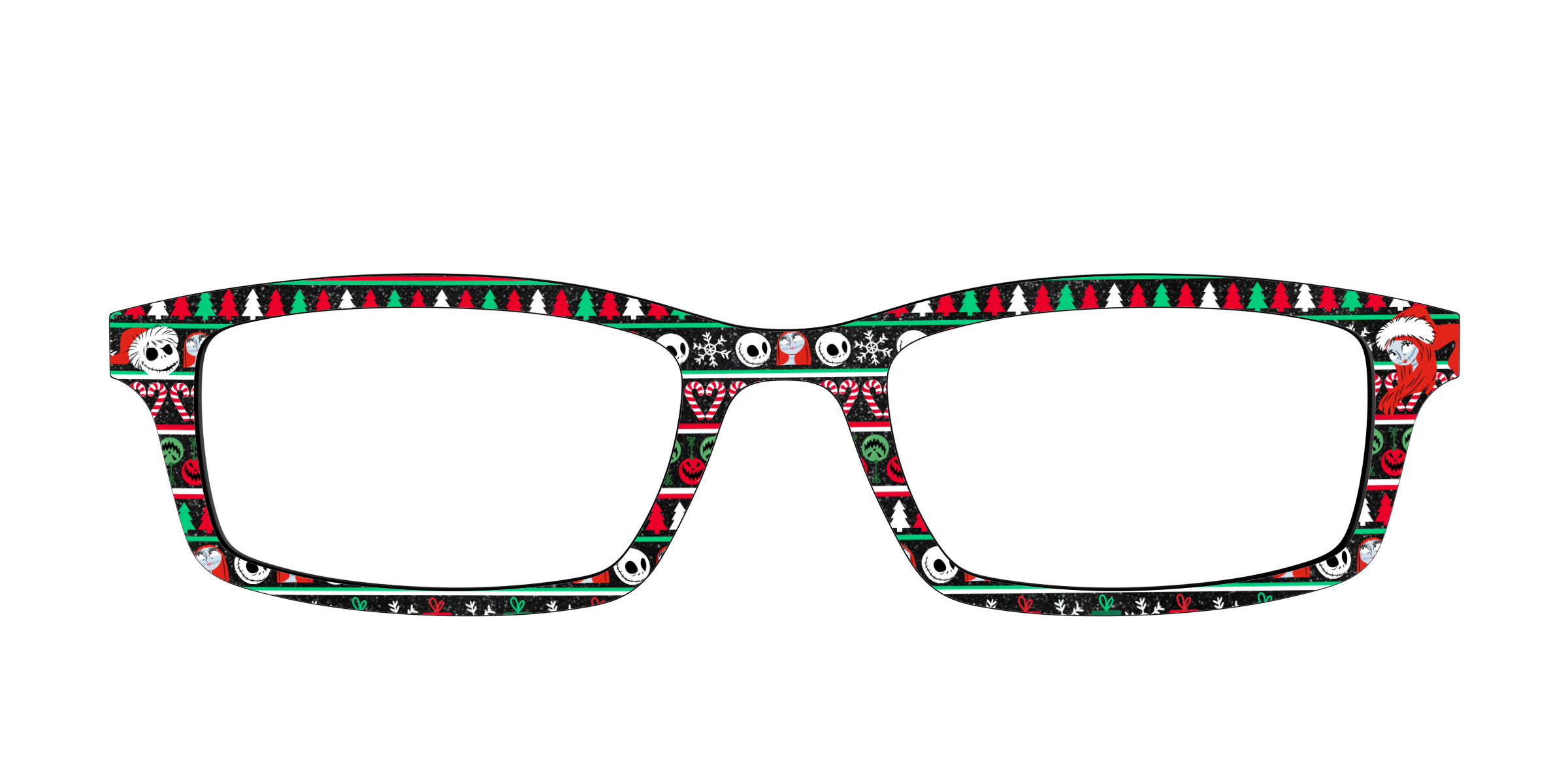 Pair Eyewear Collabs Frightfully Festive Shimmer top occhiali glitter