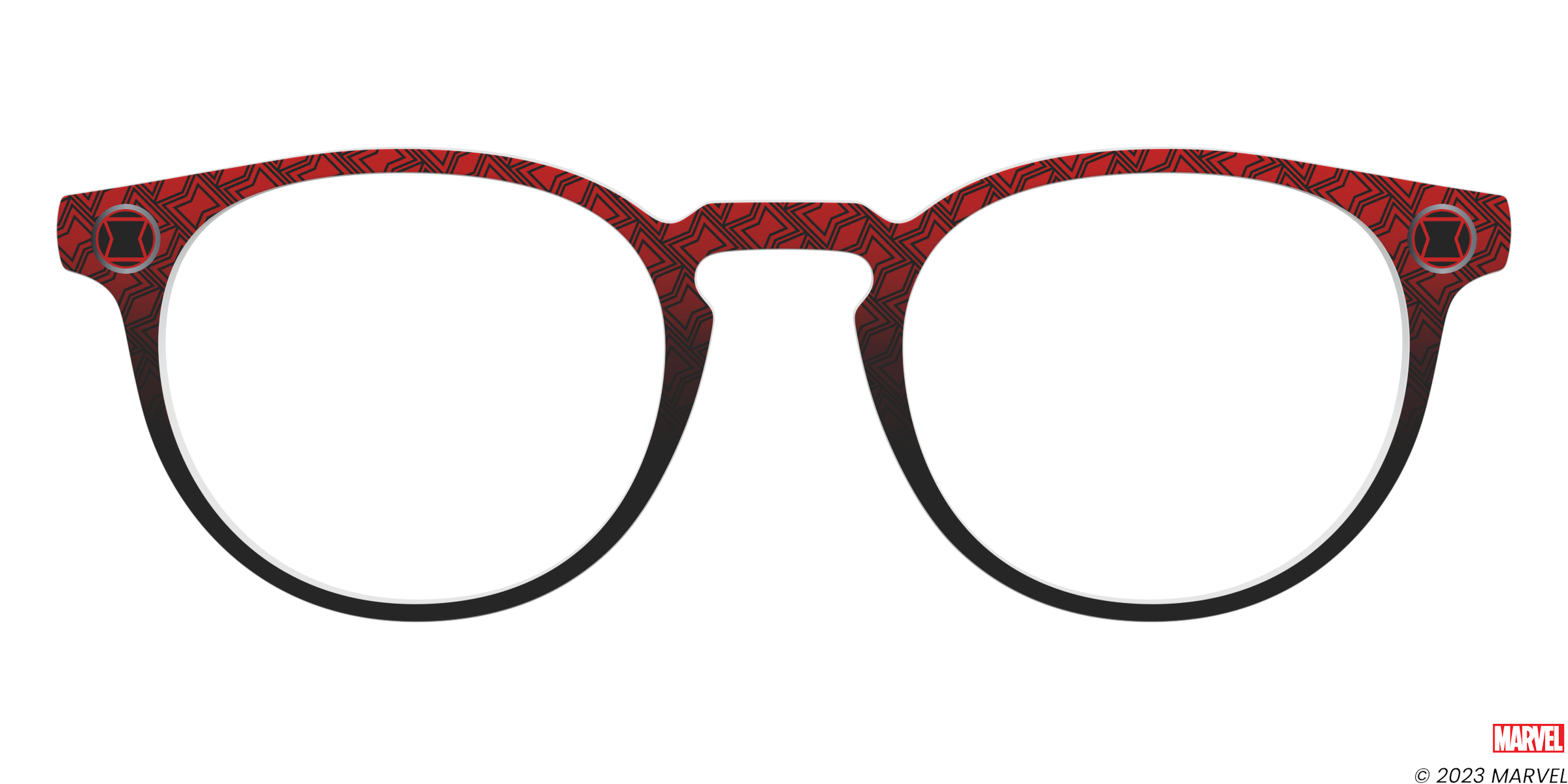 Pair Eyewear Collabs Black Widow Geo top occhiali MR16