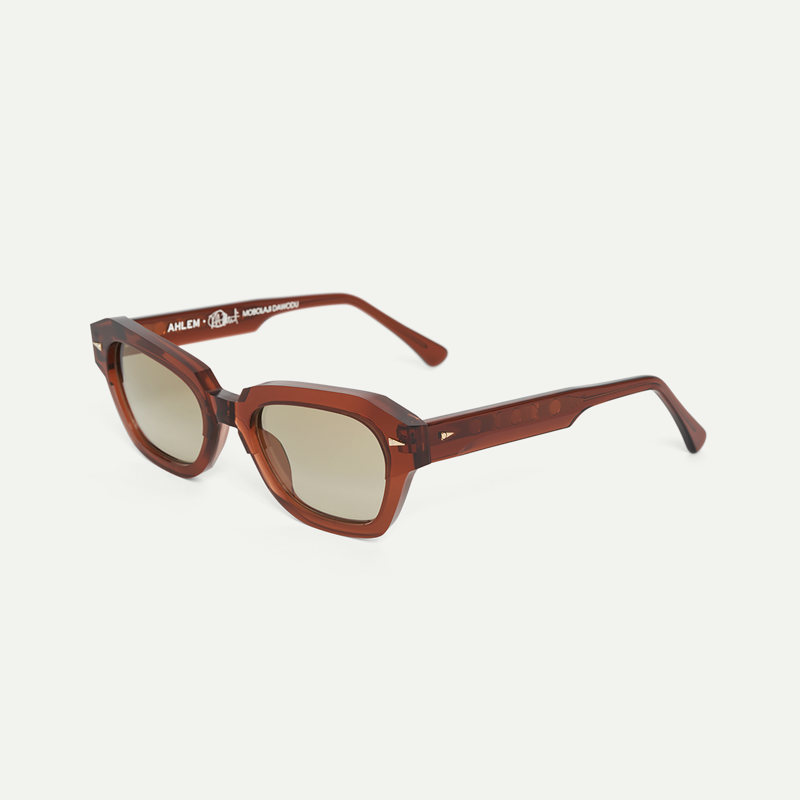 AHLEM Les Halles occhiali da sole verde cat eye