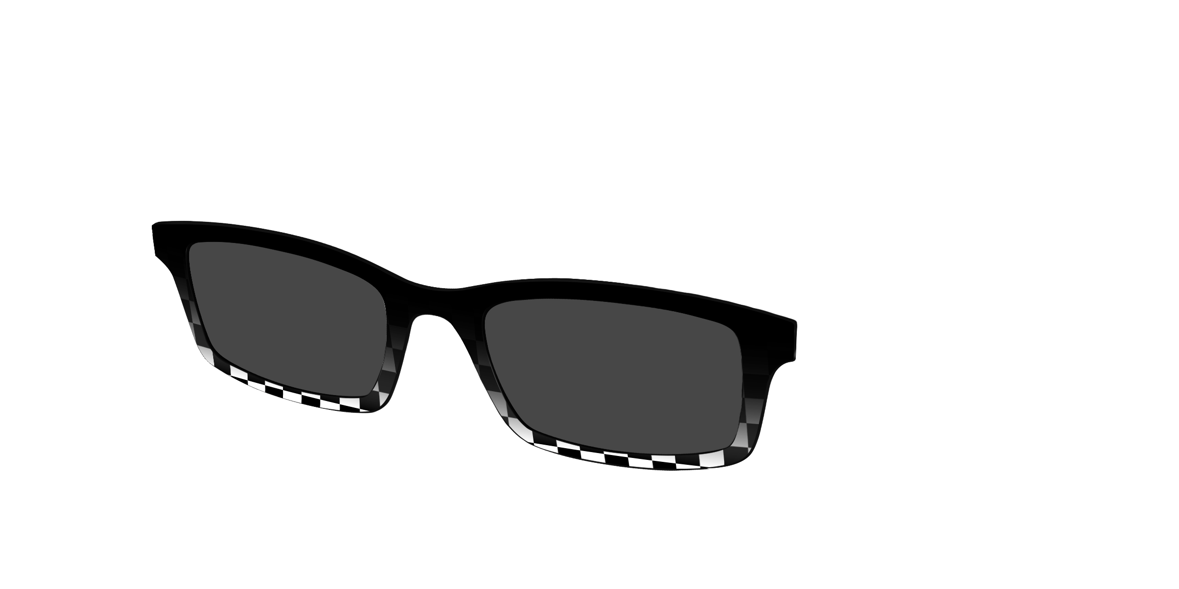 Pair Eyewear Sun Tops Checkerboard Fade top sole polarizzato