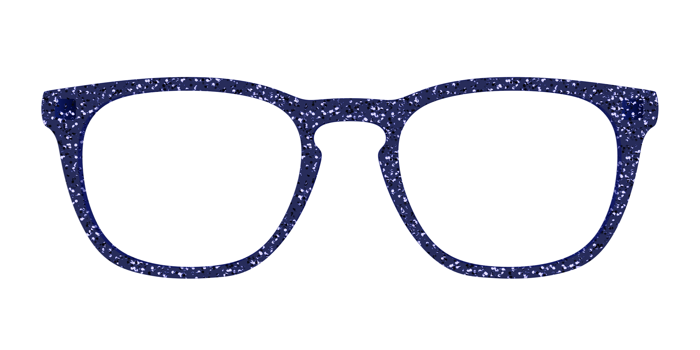 Pair Eyewear Solid Tops The Navy Sparkle top occhiali blu