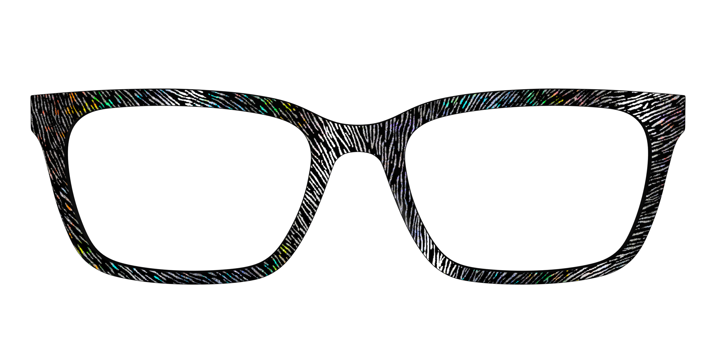 Pair Eyewear Design Tops Silver Holographic top occhiali 440