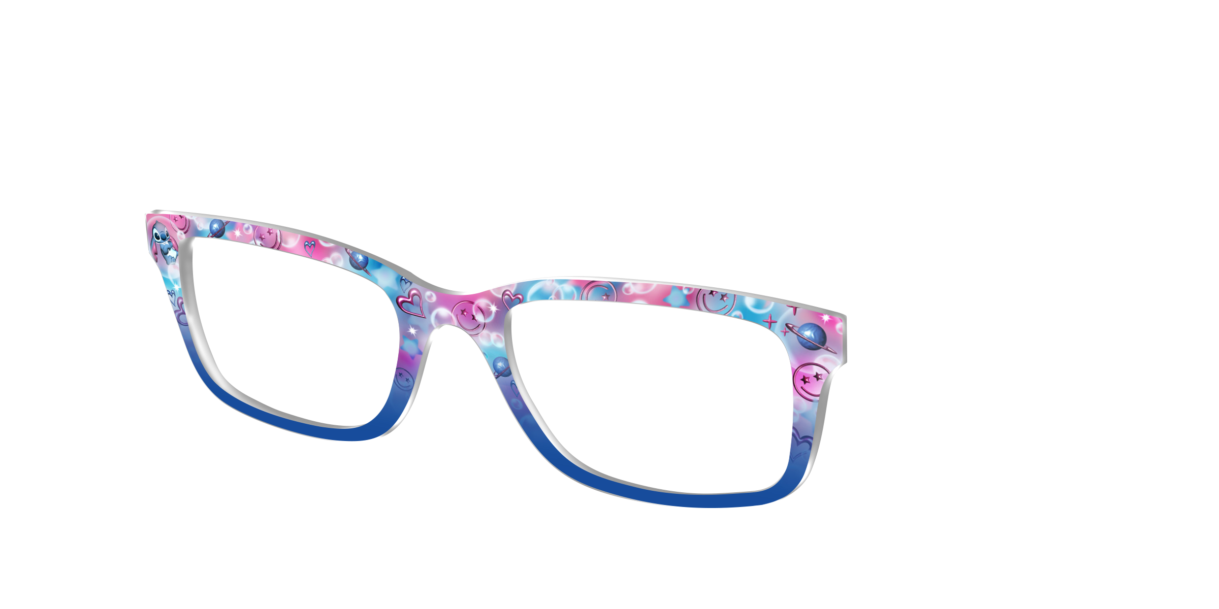 Pair Eyewear Collabs Stitch Bubble Pop top per occhiali Cedro
