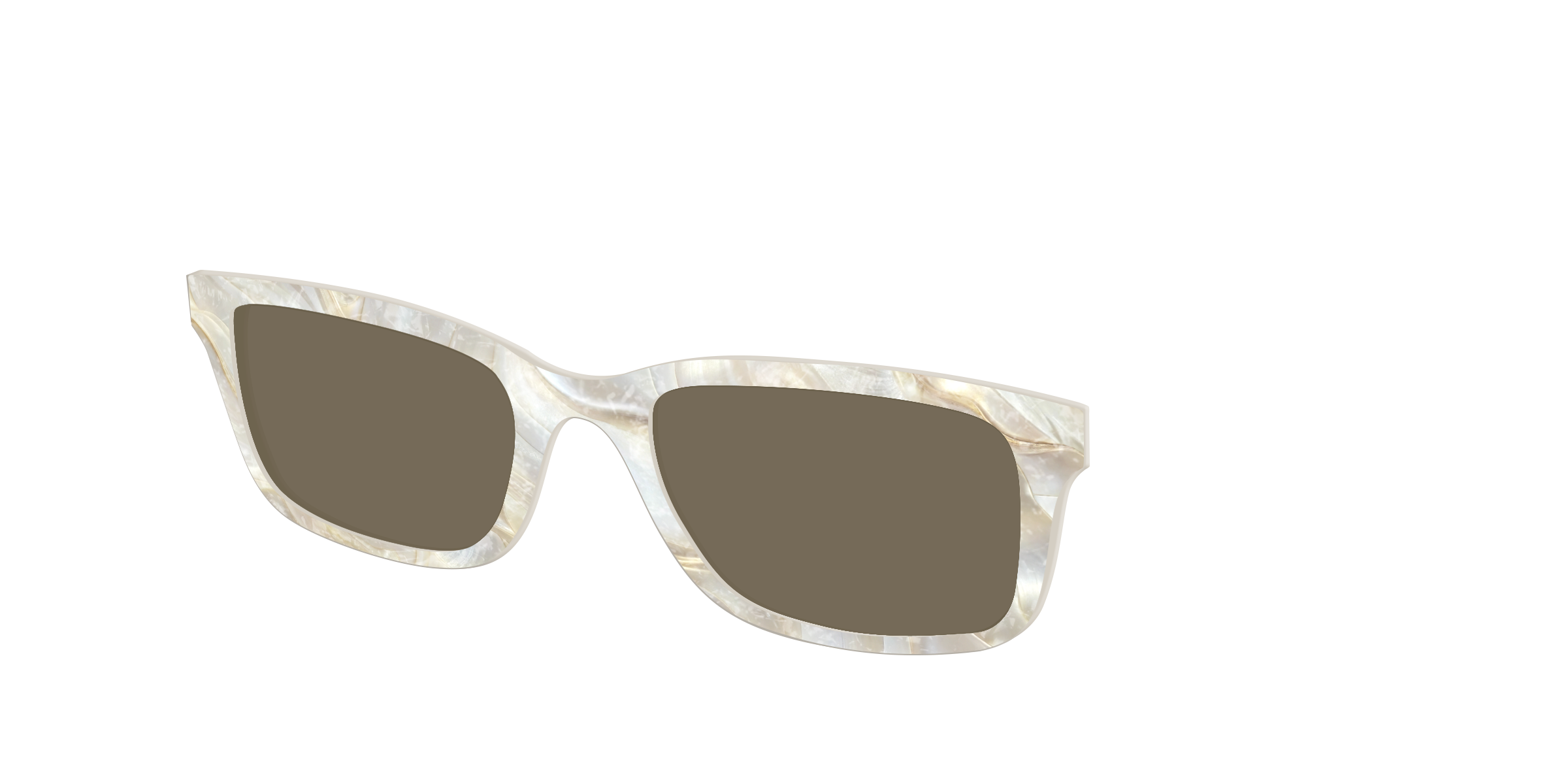Pair Sun Tops Sandbar Pearl top sole polarizzato perla