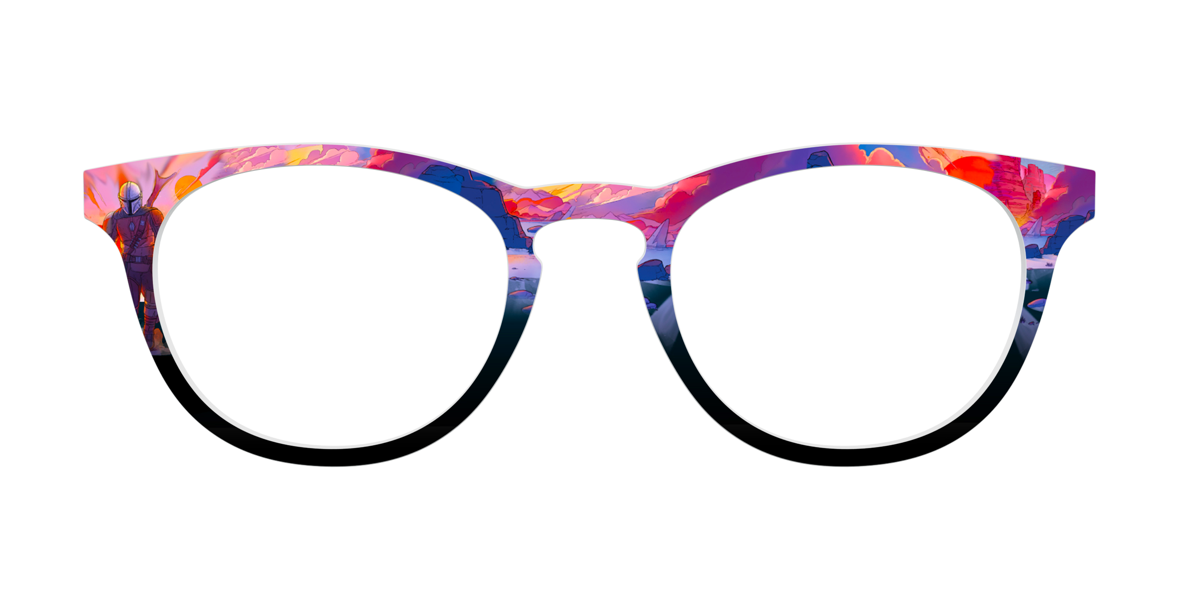Pair Eyewear Collabs Mandalorian Scenic Split top nero