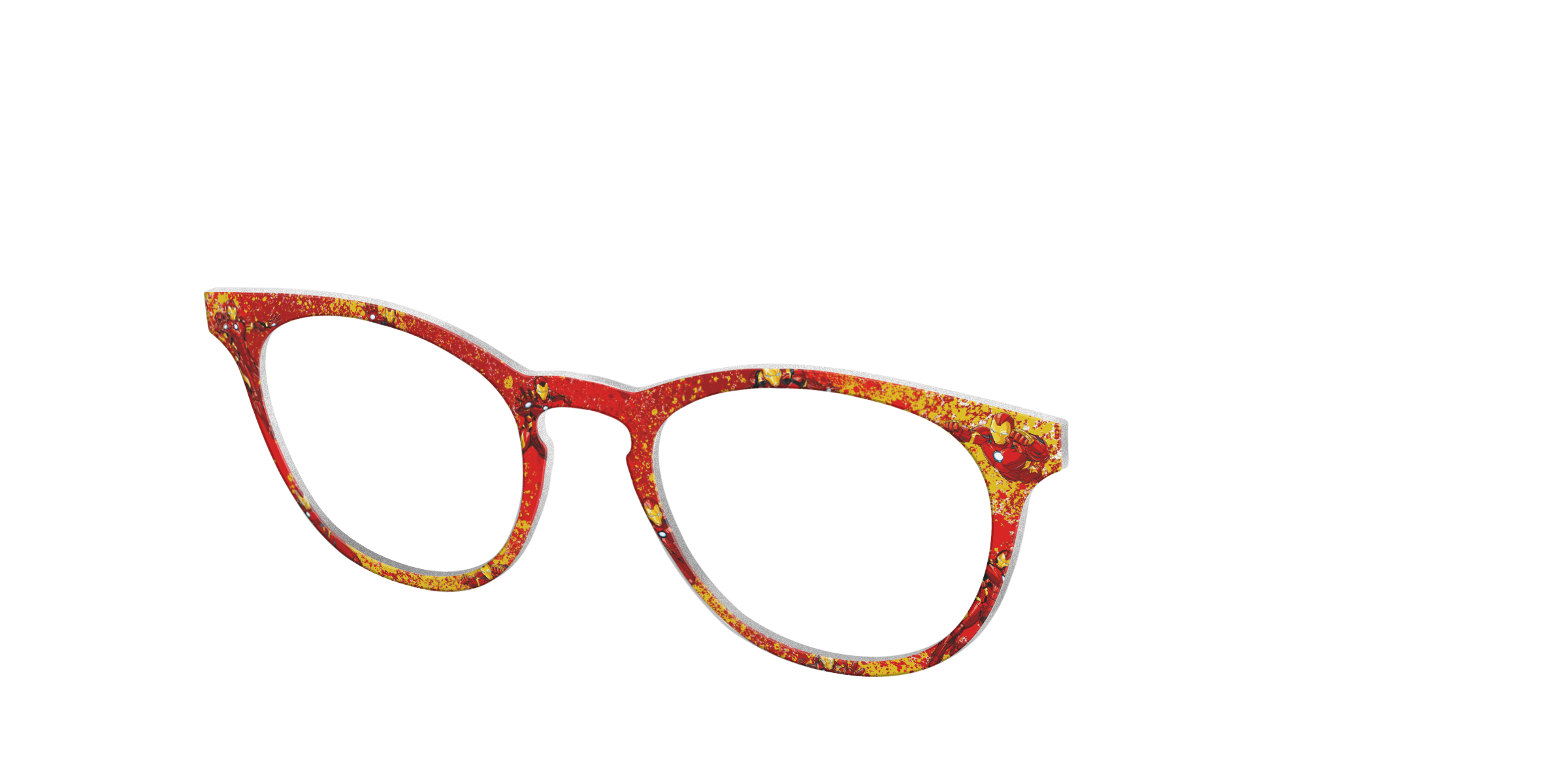 Pair Eyewear Collabs The Iron Man Splatter top IM2 Marvel