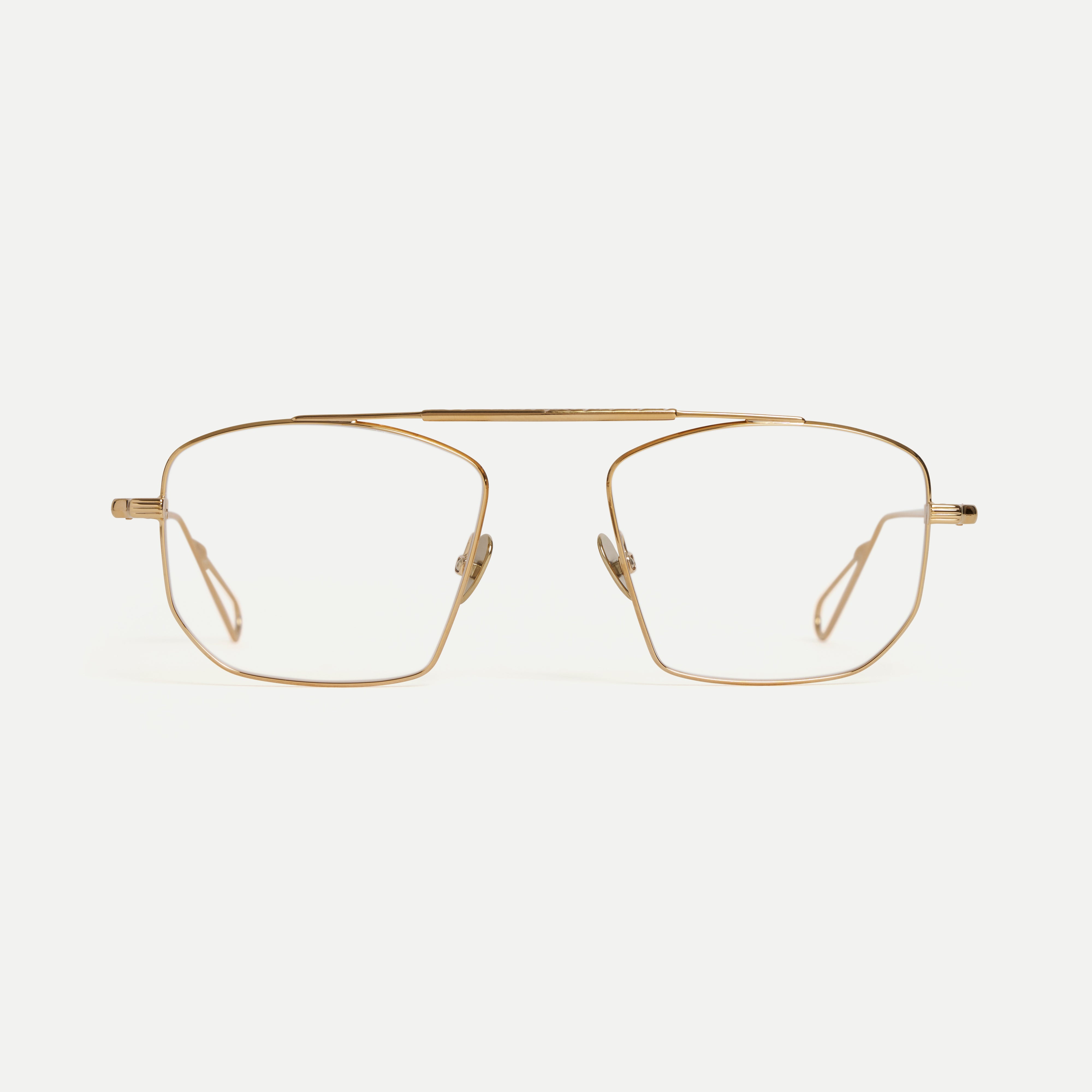 AHLEM Optical New York occhiali da vista Champagne aviatore