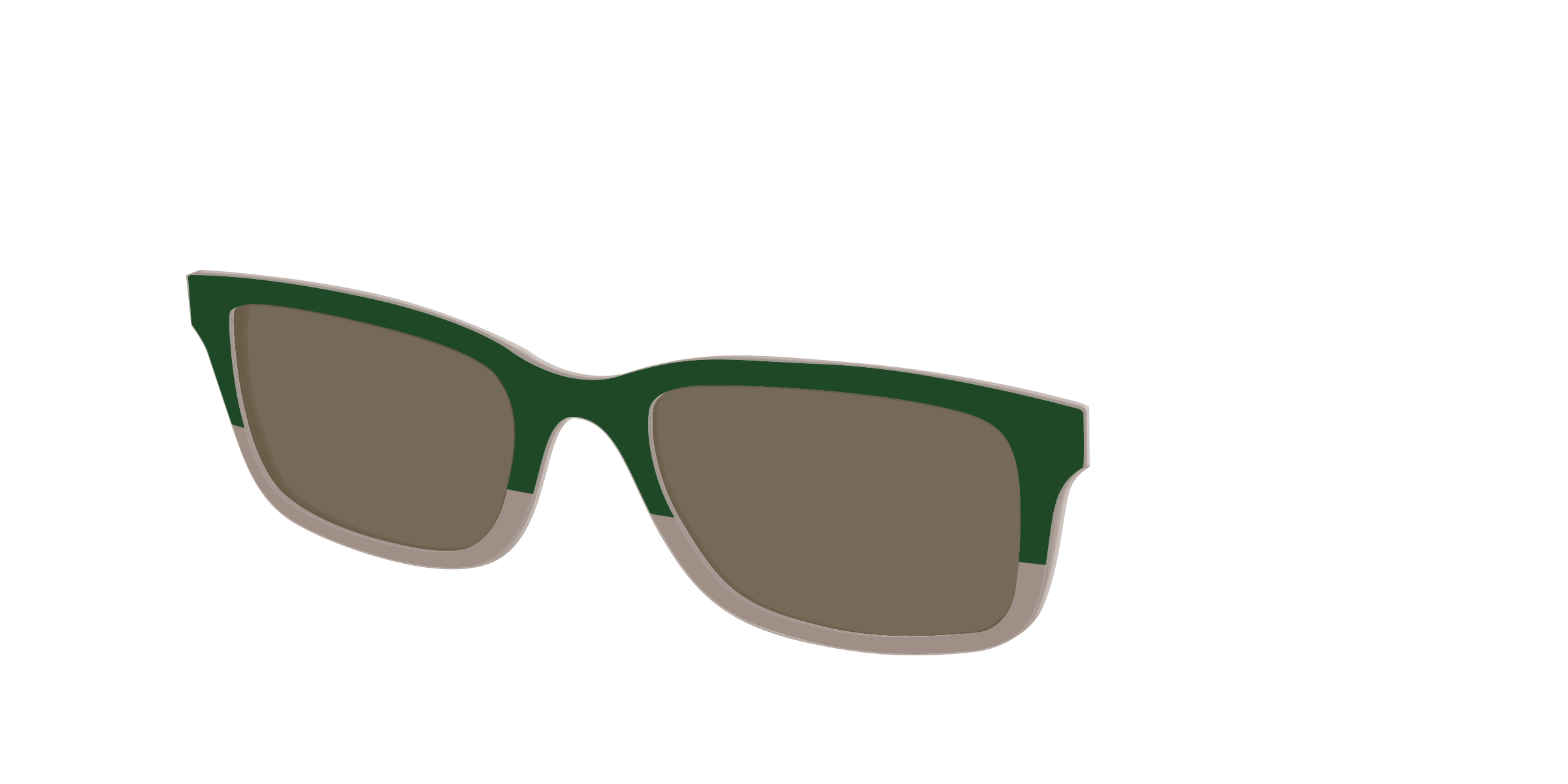Pair Eyewear Sun Tops Cedar Sap Crystal top sole Cedro