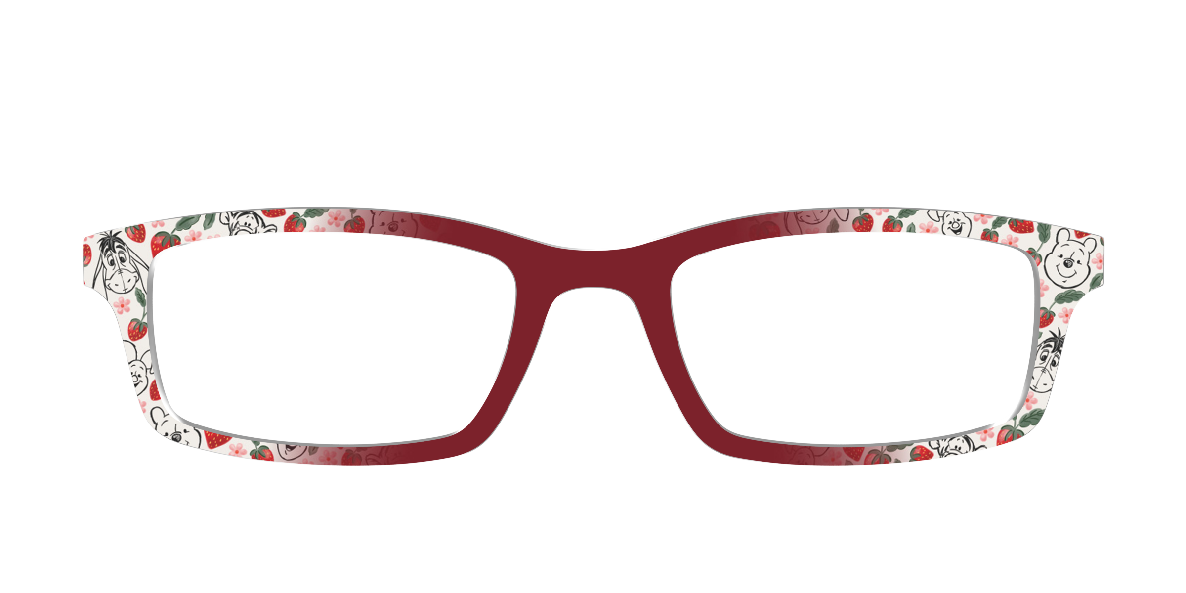 Pair Eyewear Collabs Berry Sweet top per occhiali rosso