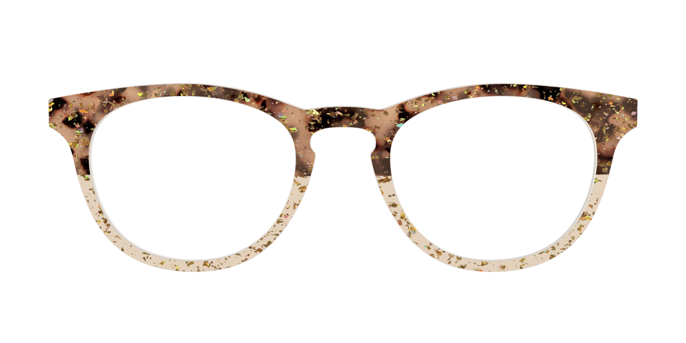 Pair Eyewear Design Tops Khaki Tortoise Crystal top 559