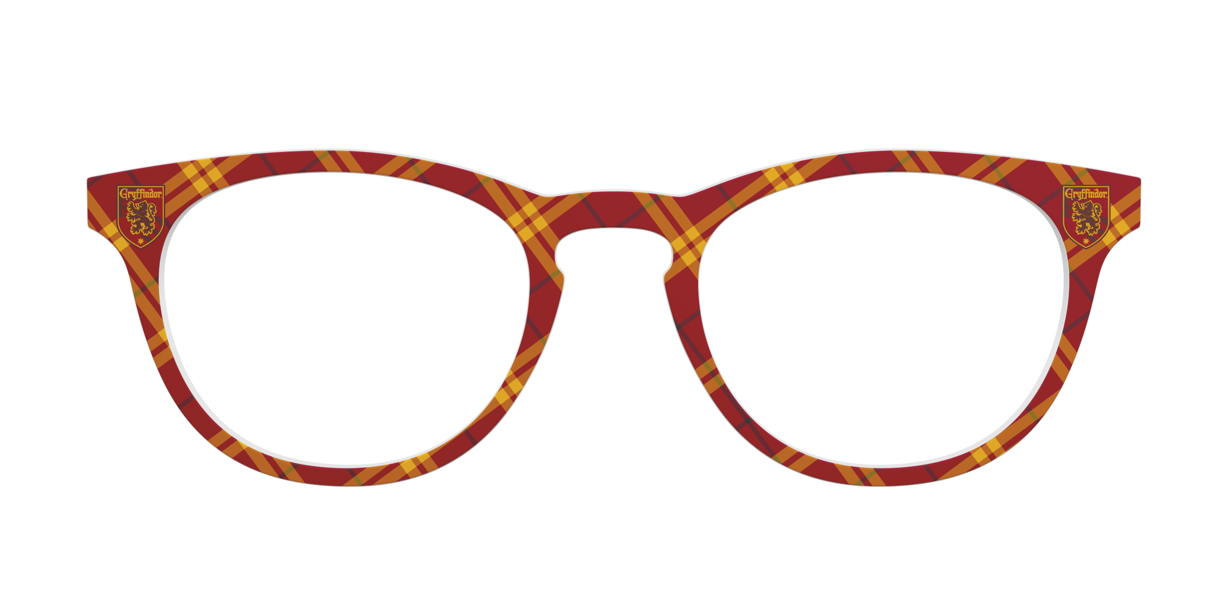 Pair Eyewear Collabs Gryffindor Plaid top occhiali Cedro