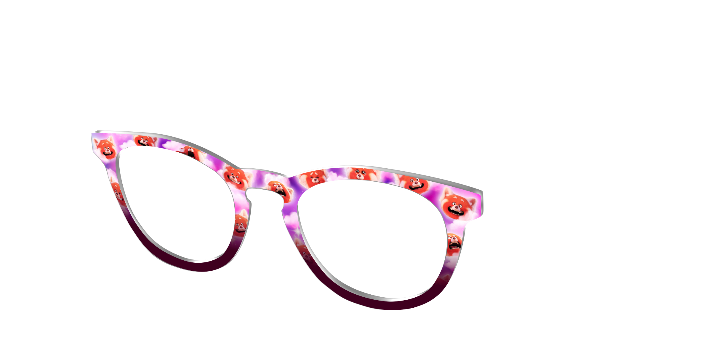 Pair Eyewear Collabs Turning Red top occhiali fantasia collab
